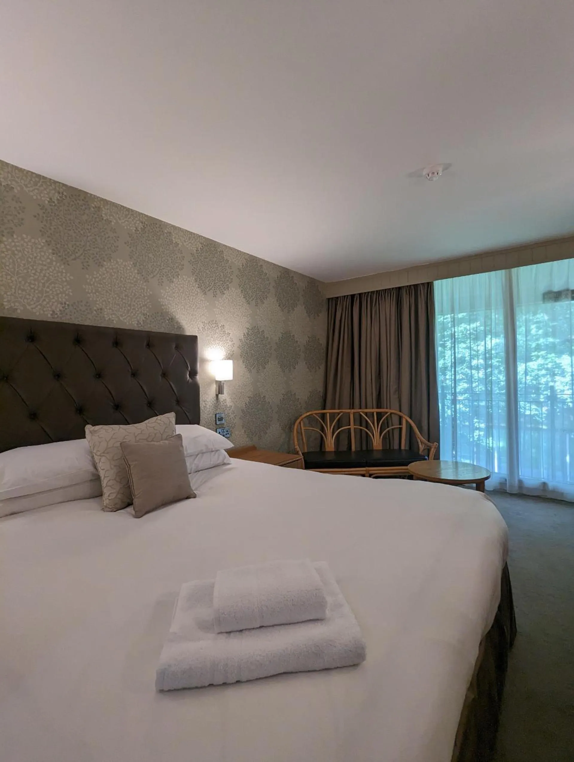 Bed in Marwell Hotel Winchester South