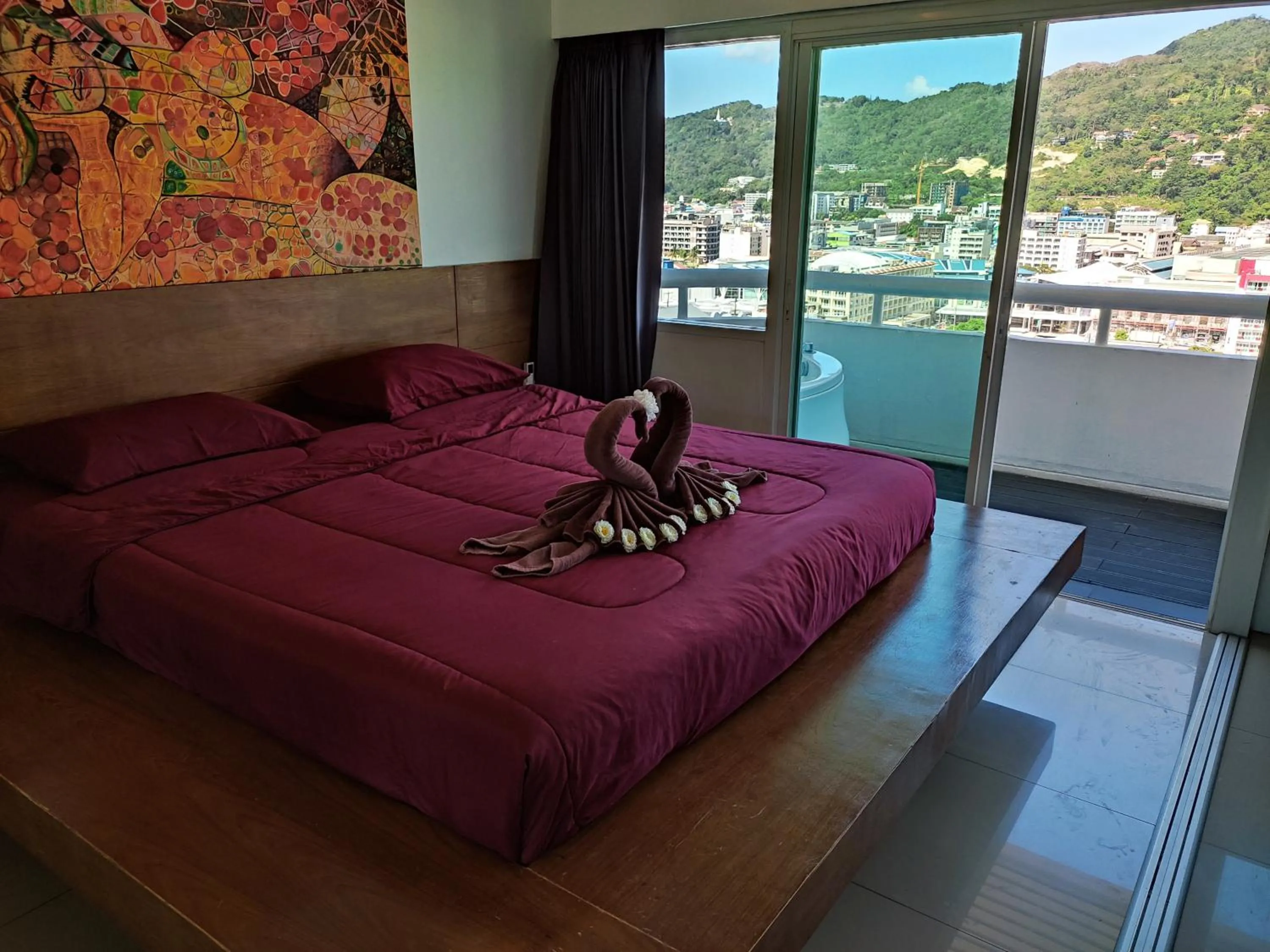 Bed in Patong Tower Holiday Rentals