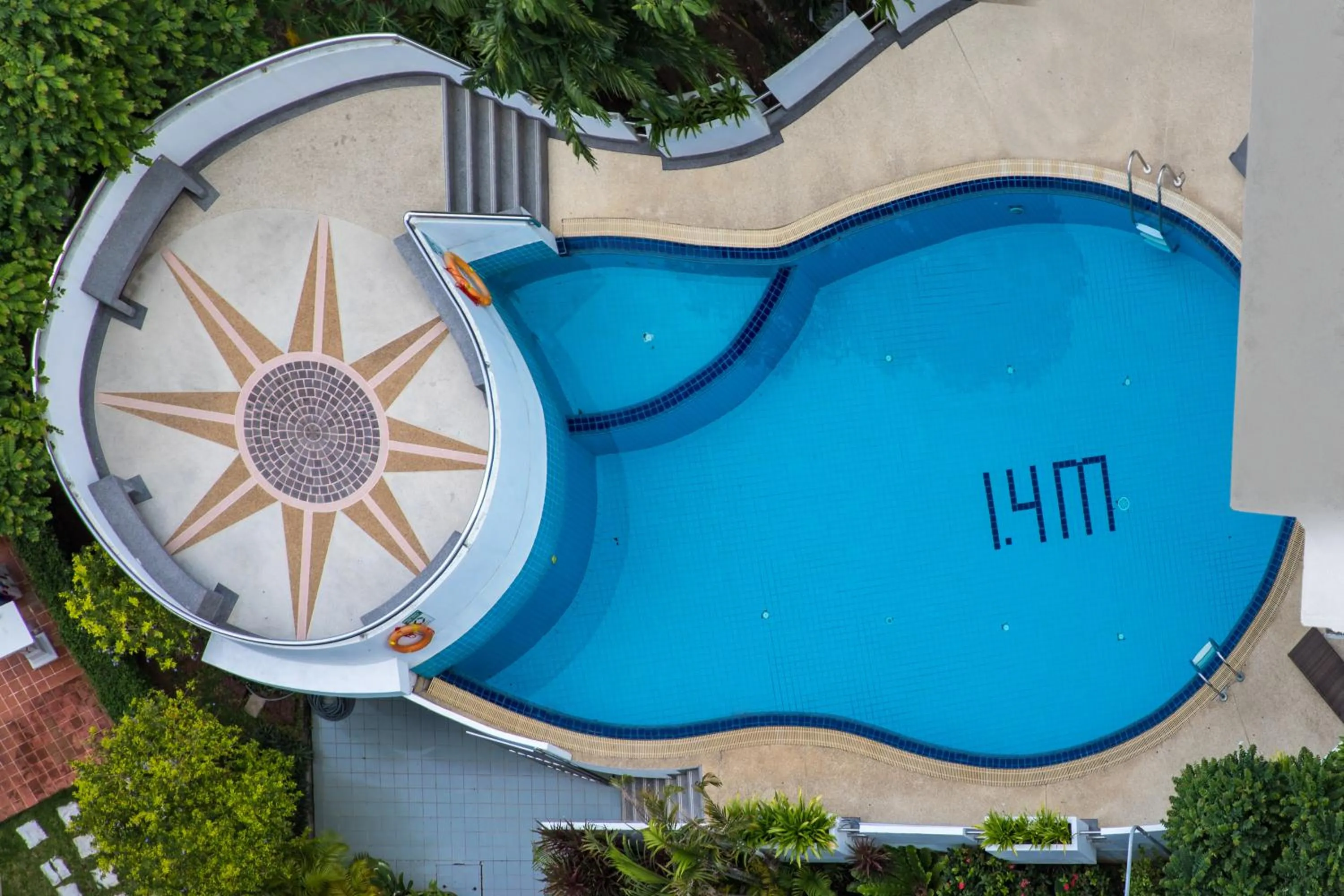 Pool view in Patong Tower Holiday Rentals
