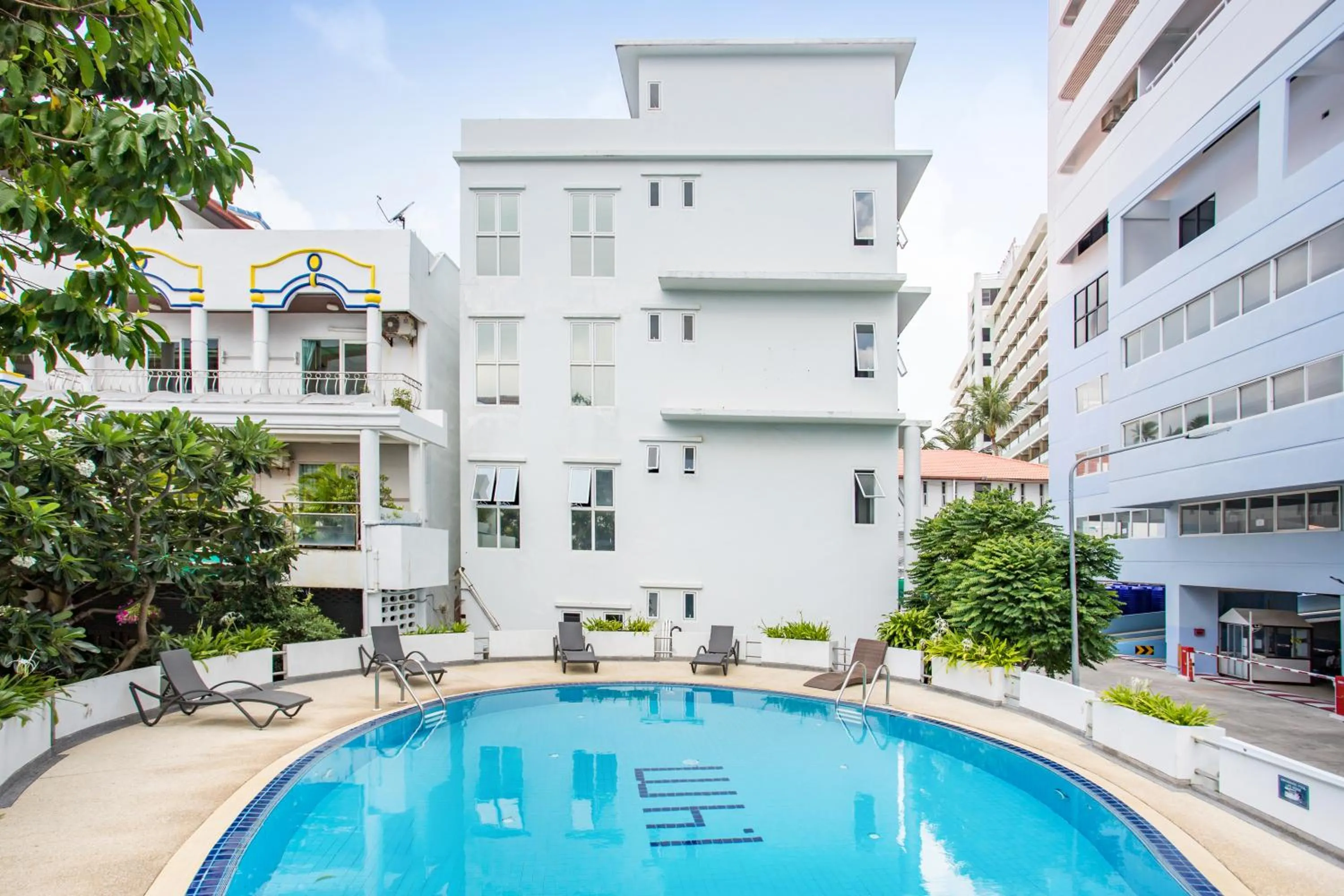 Pool view in Patong Tower Holiday Rentals