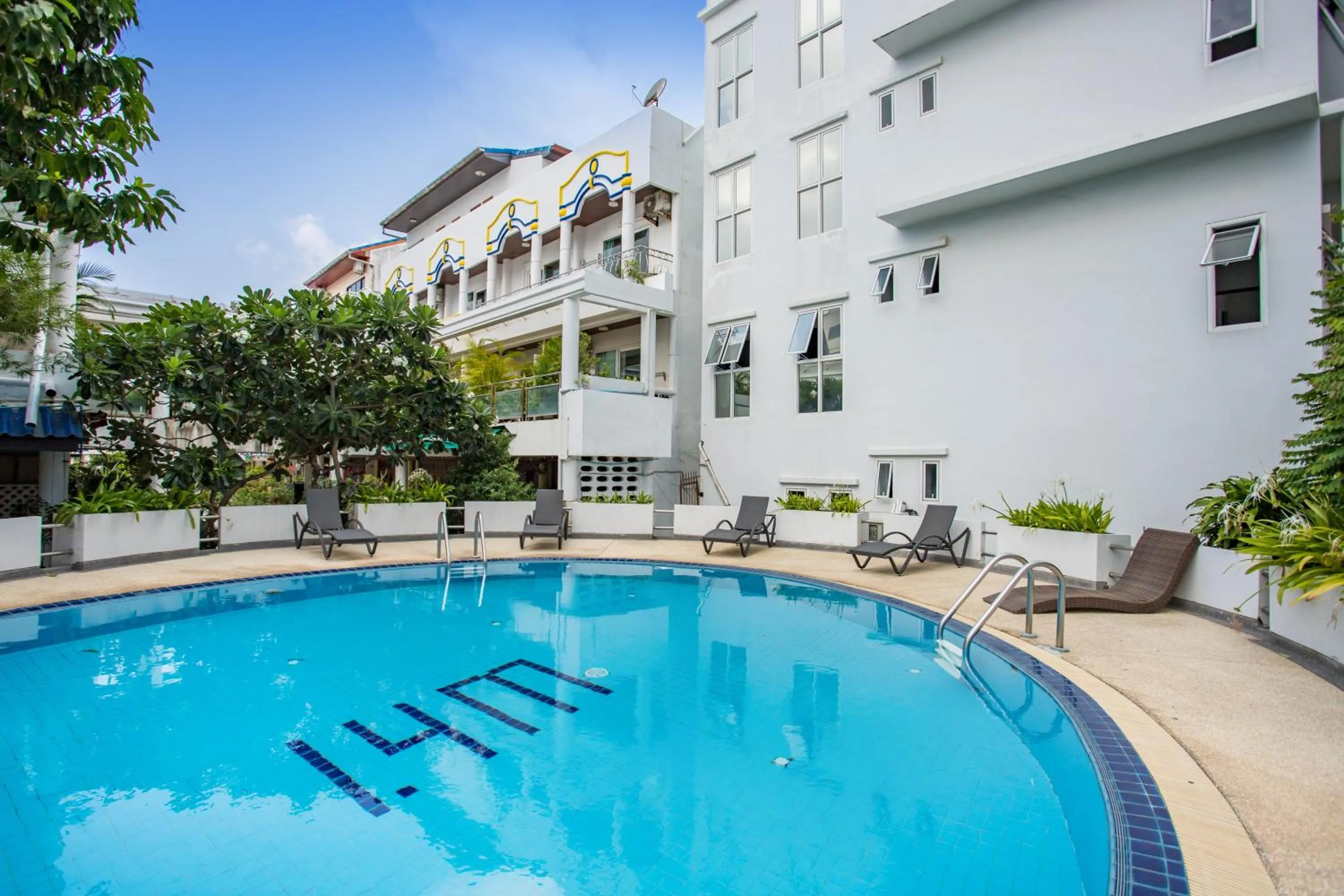 Swimming pool in Patong Tower Holiday Rentals