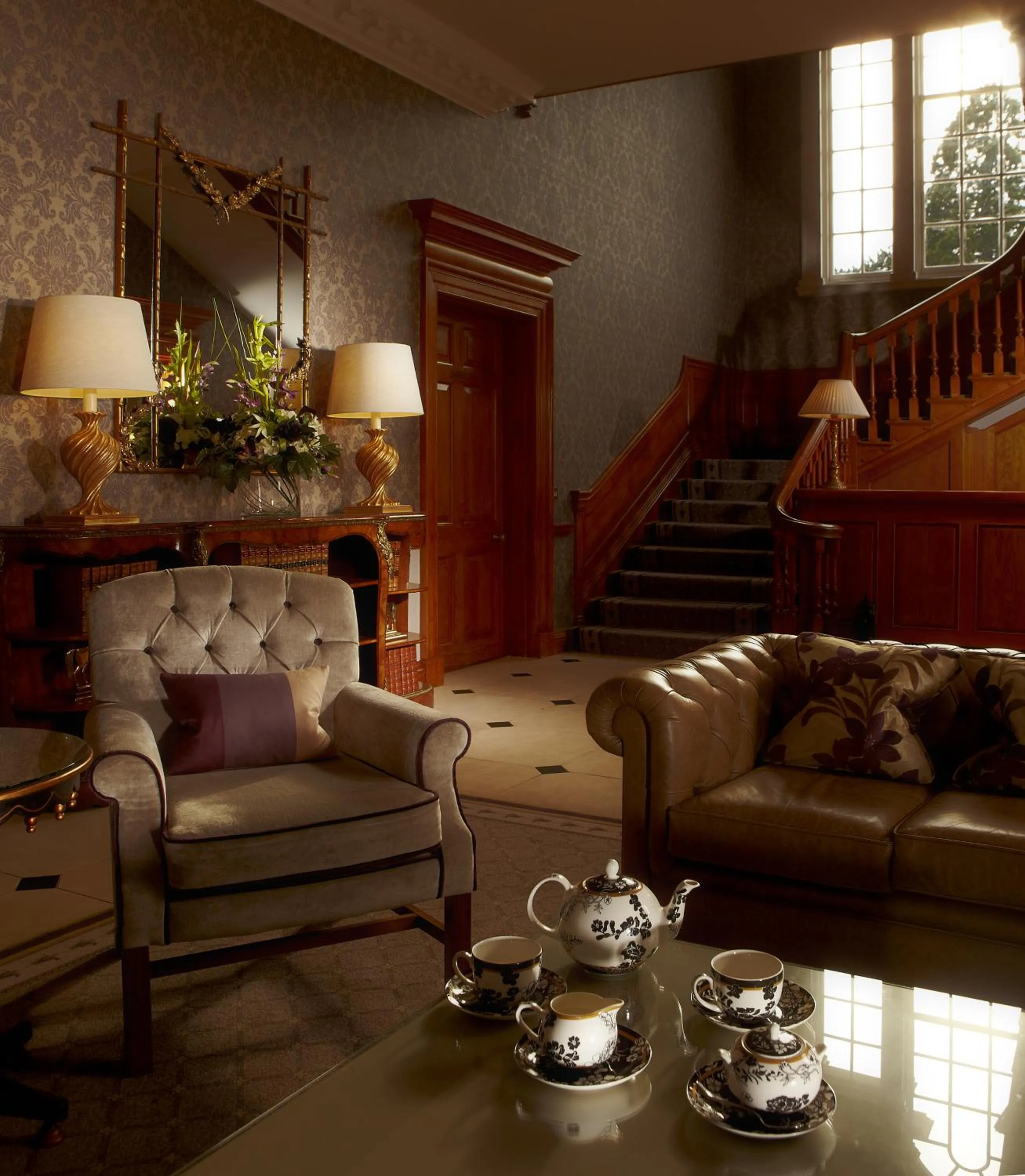 Lobby or reception in Brockencote Hall