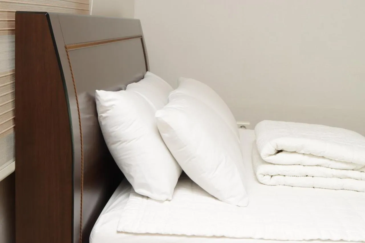 Bed in Jeju Soranghozen Pension