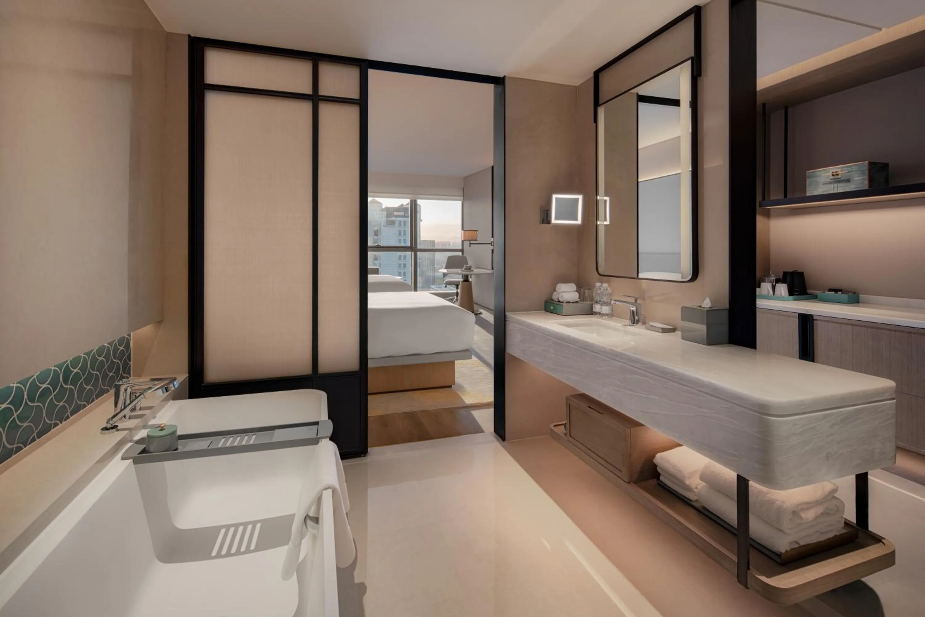 Toilet in Shantou Marriott Hotel