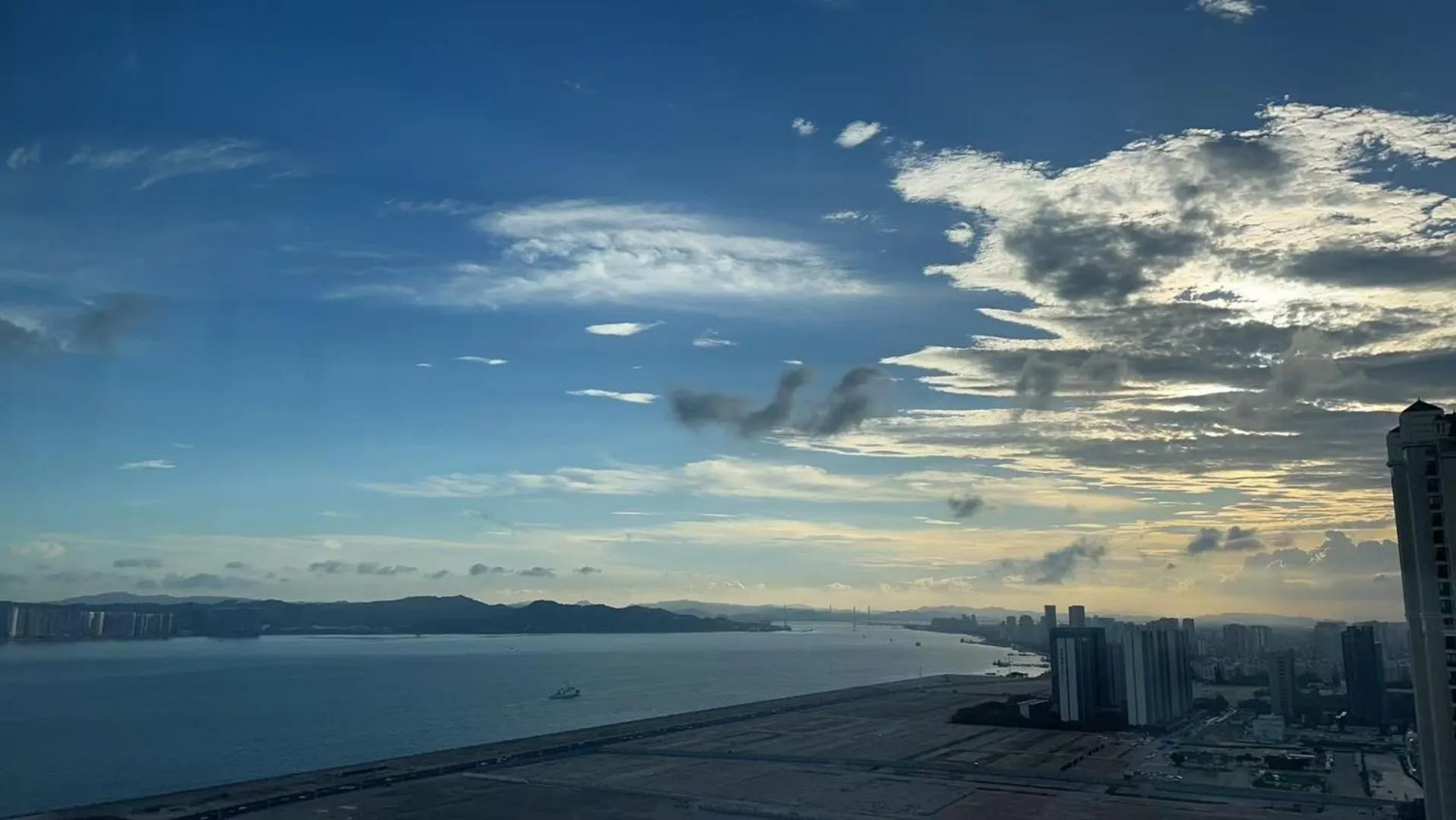 City view in Shantou Marriott Hotel