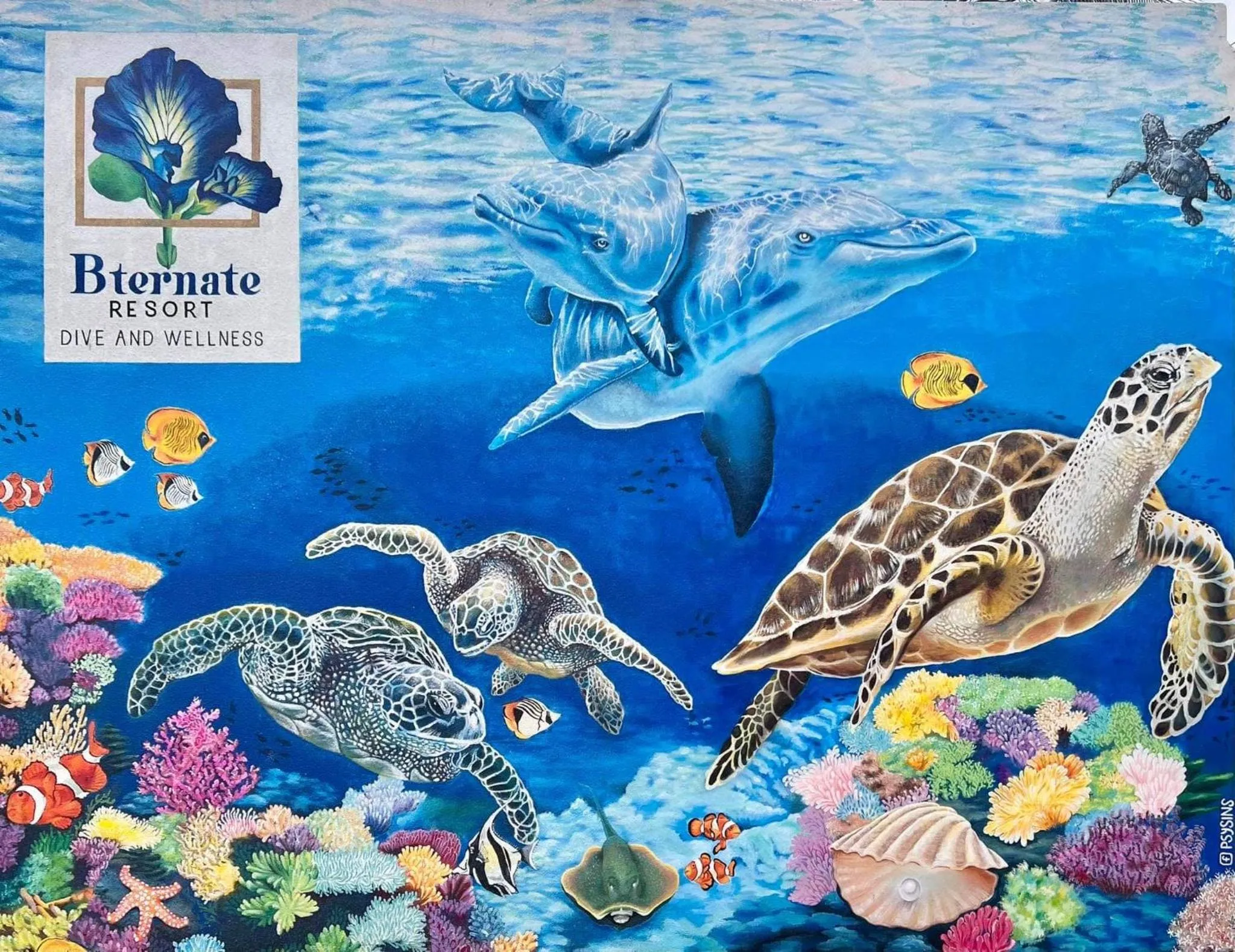 Natural landscape in B Ternate Resort