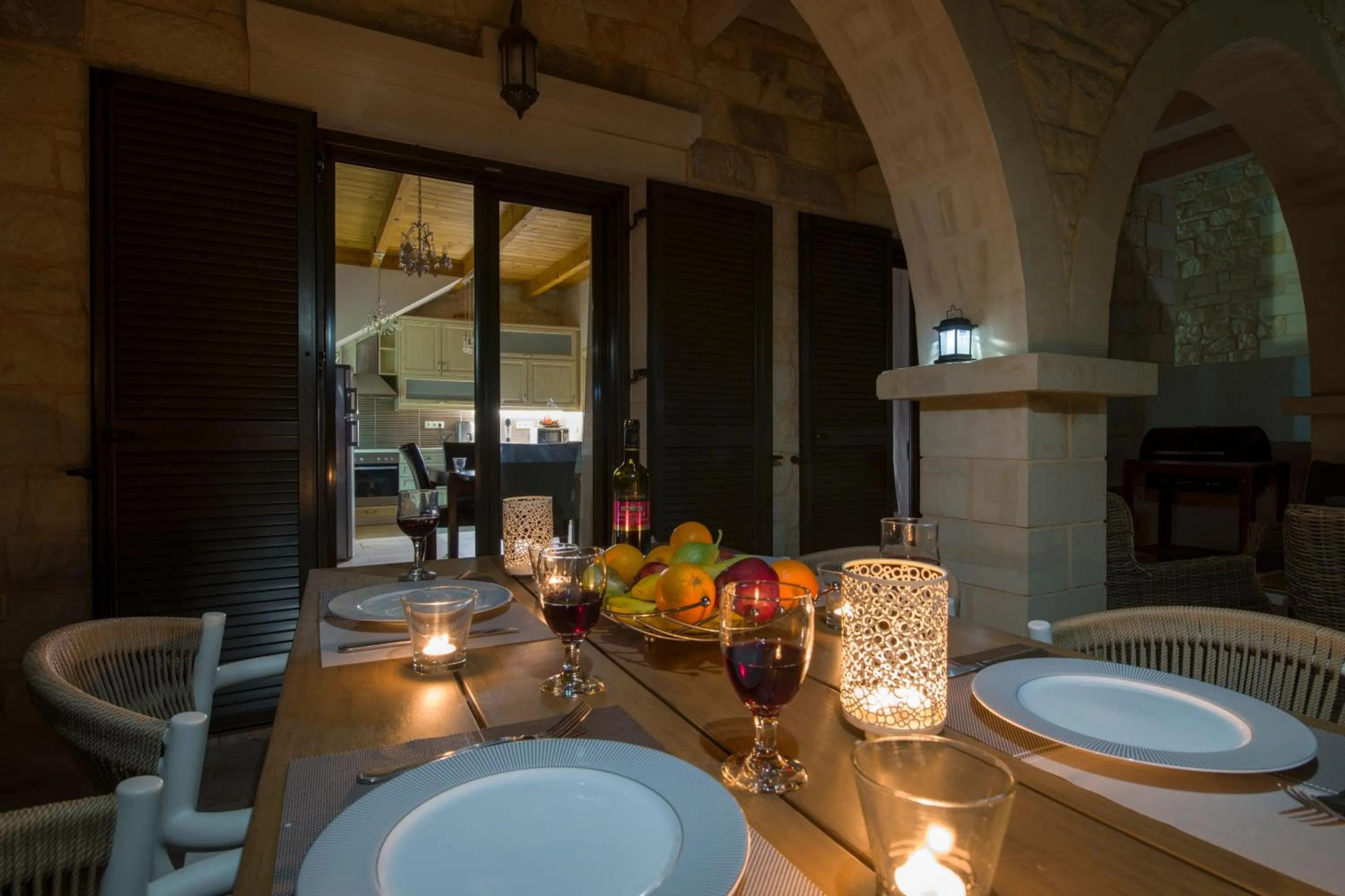 Dining area in Villa Constancia