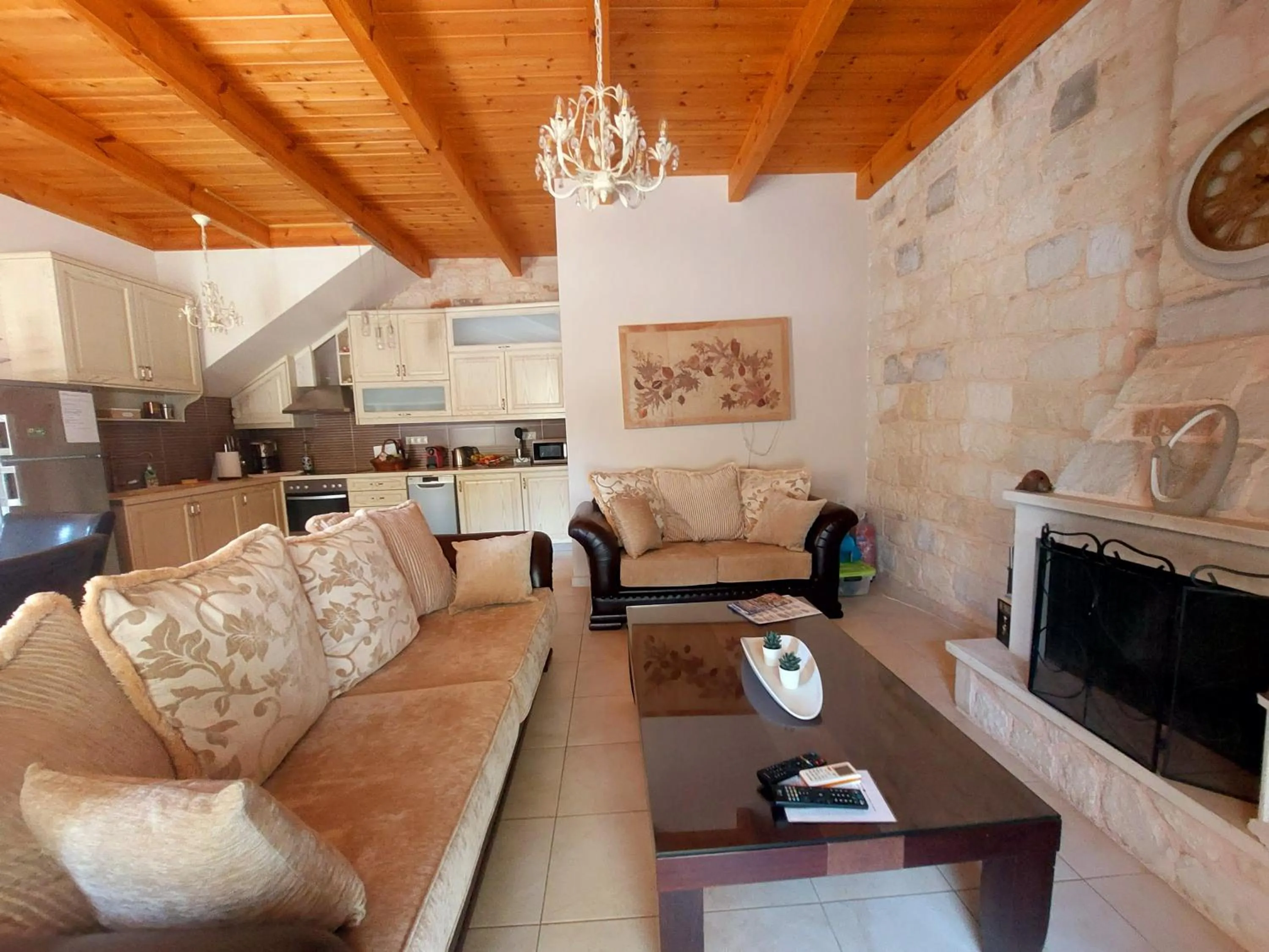 Living room in Villa Constancia