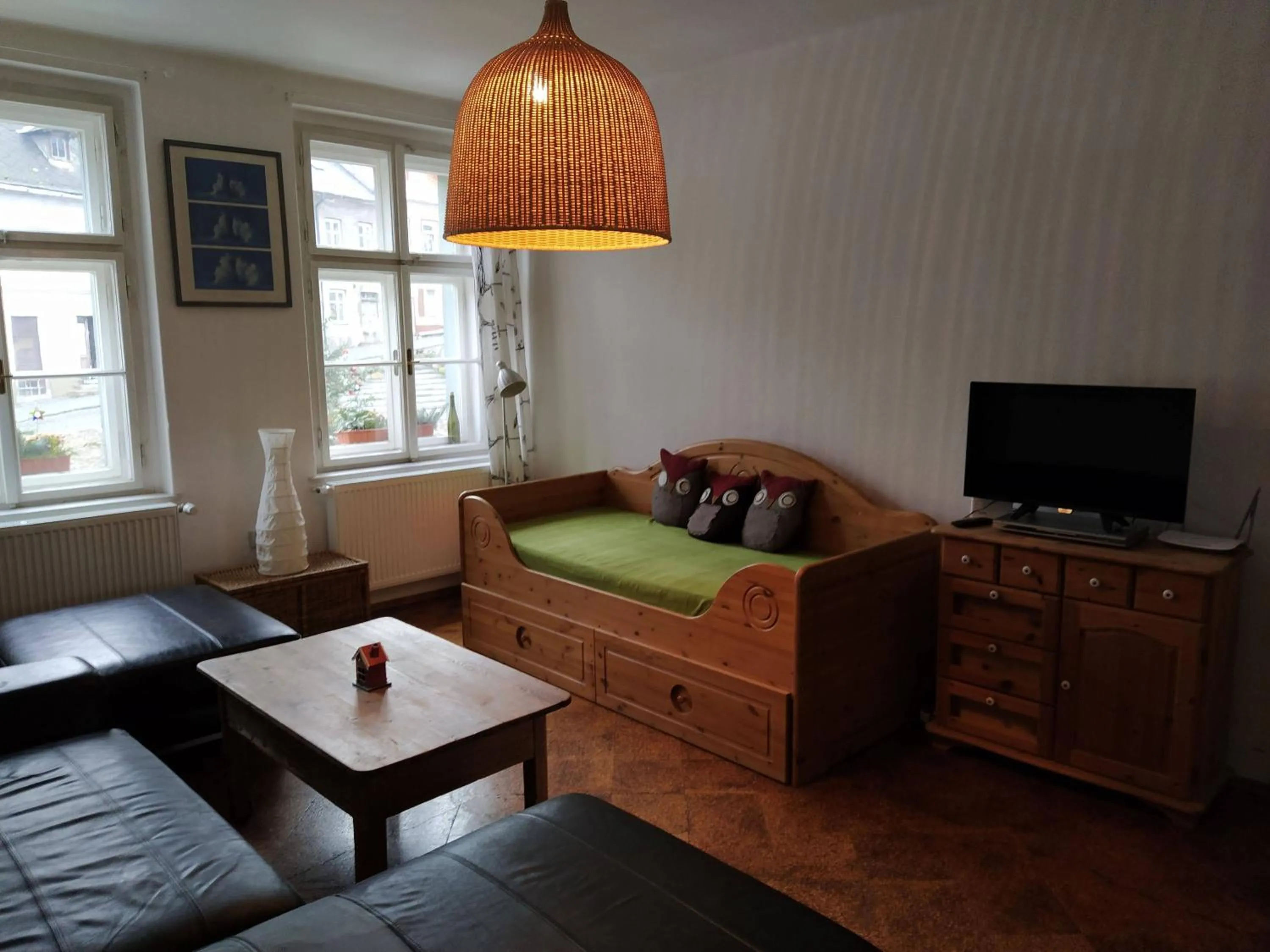Living room in Apartmán u Mlsného medvěda