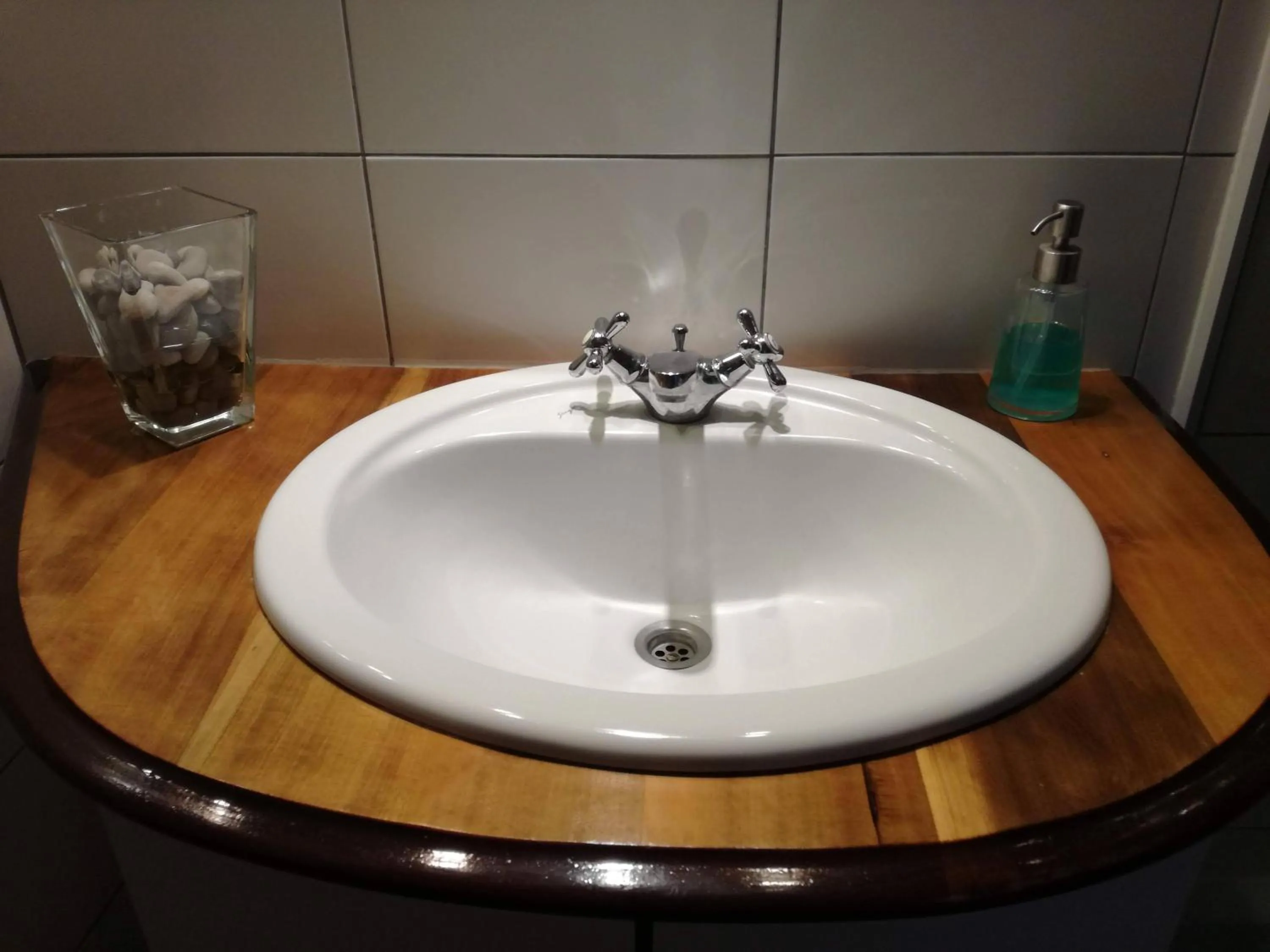Bathroom in Apartmán u Mlsného medvěda