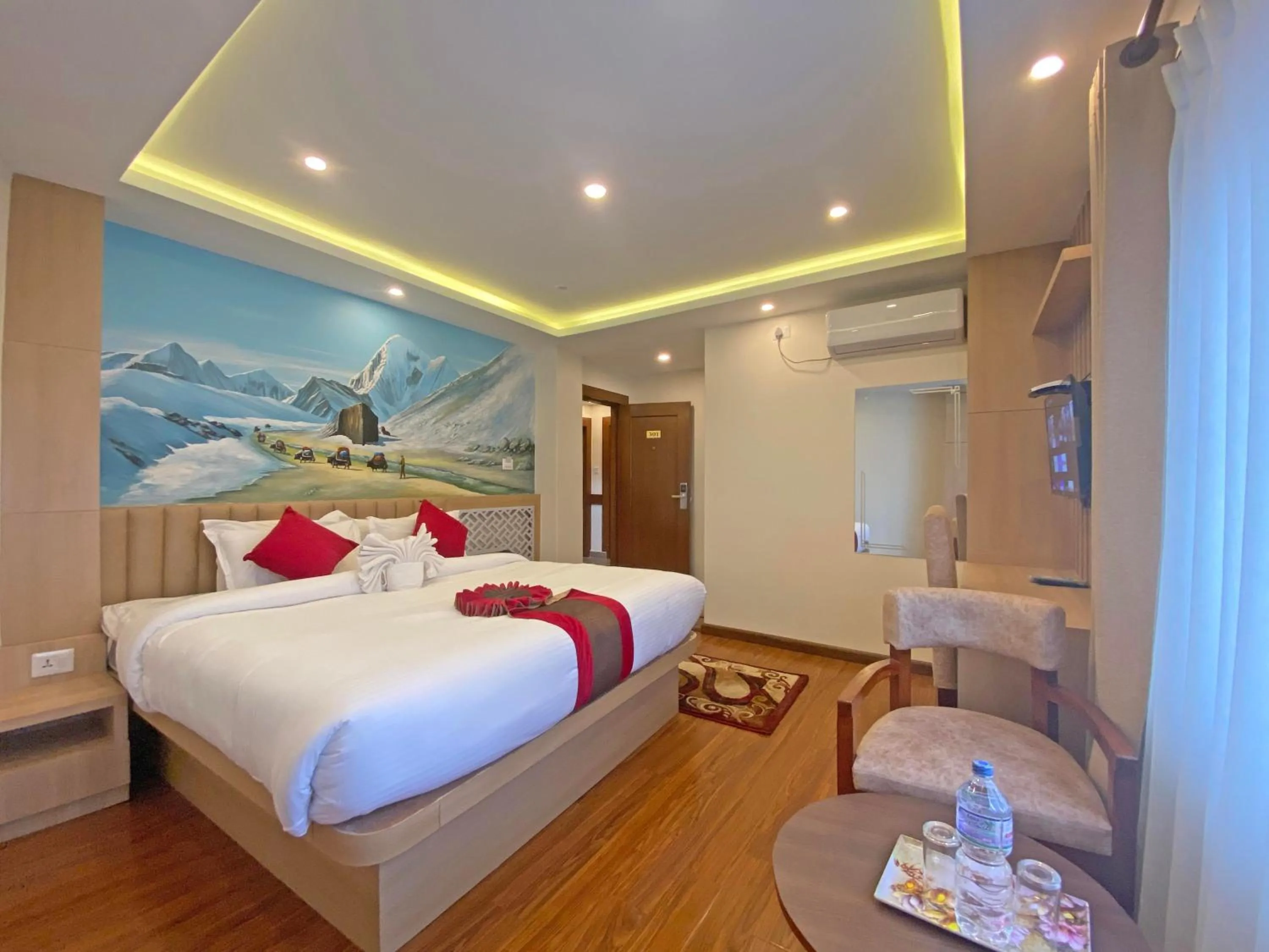 Photo of the whole room, Bed in Hotel Malati