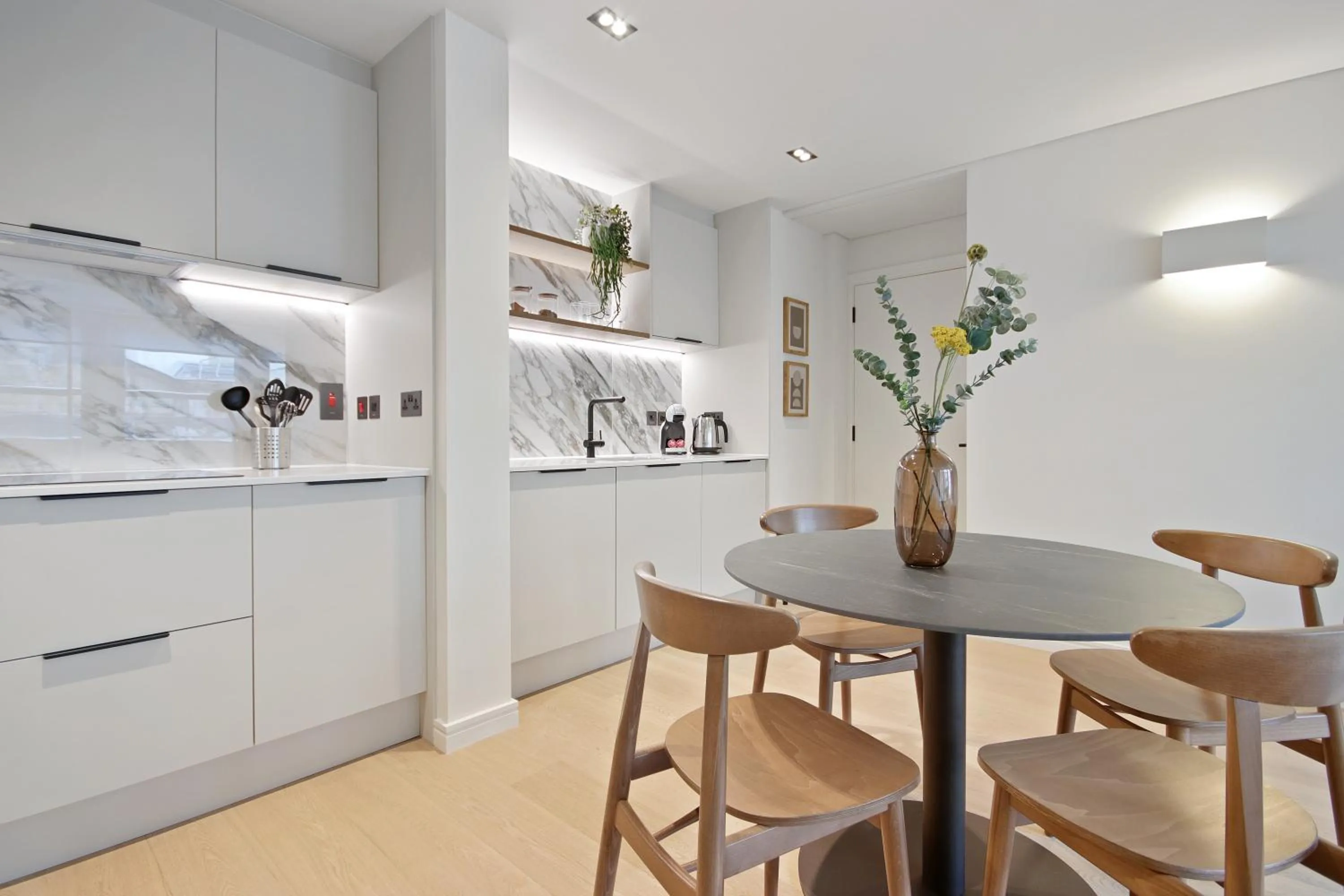Kitchen or kitchenette in Bow Lane by Aeria Apartments