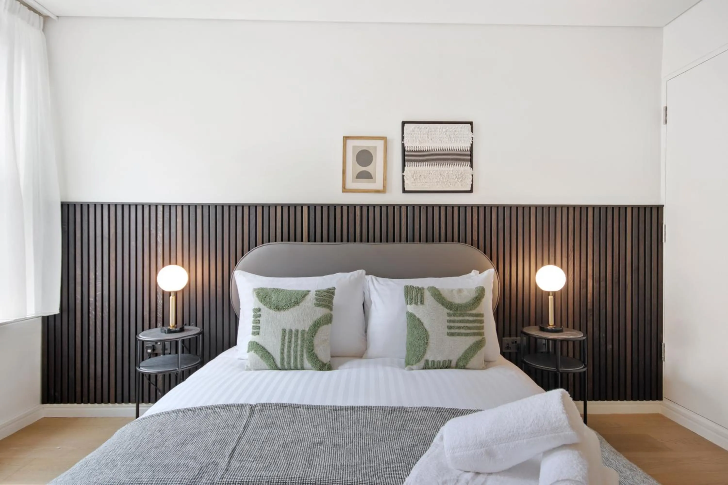 Bed in Bow Lane by Aeria Apartments