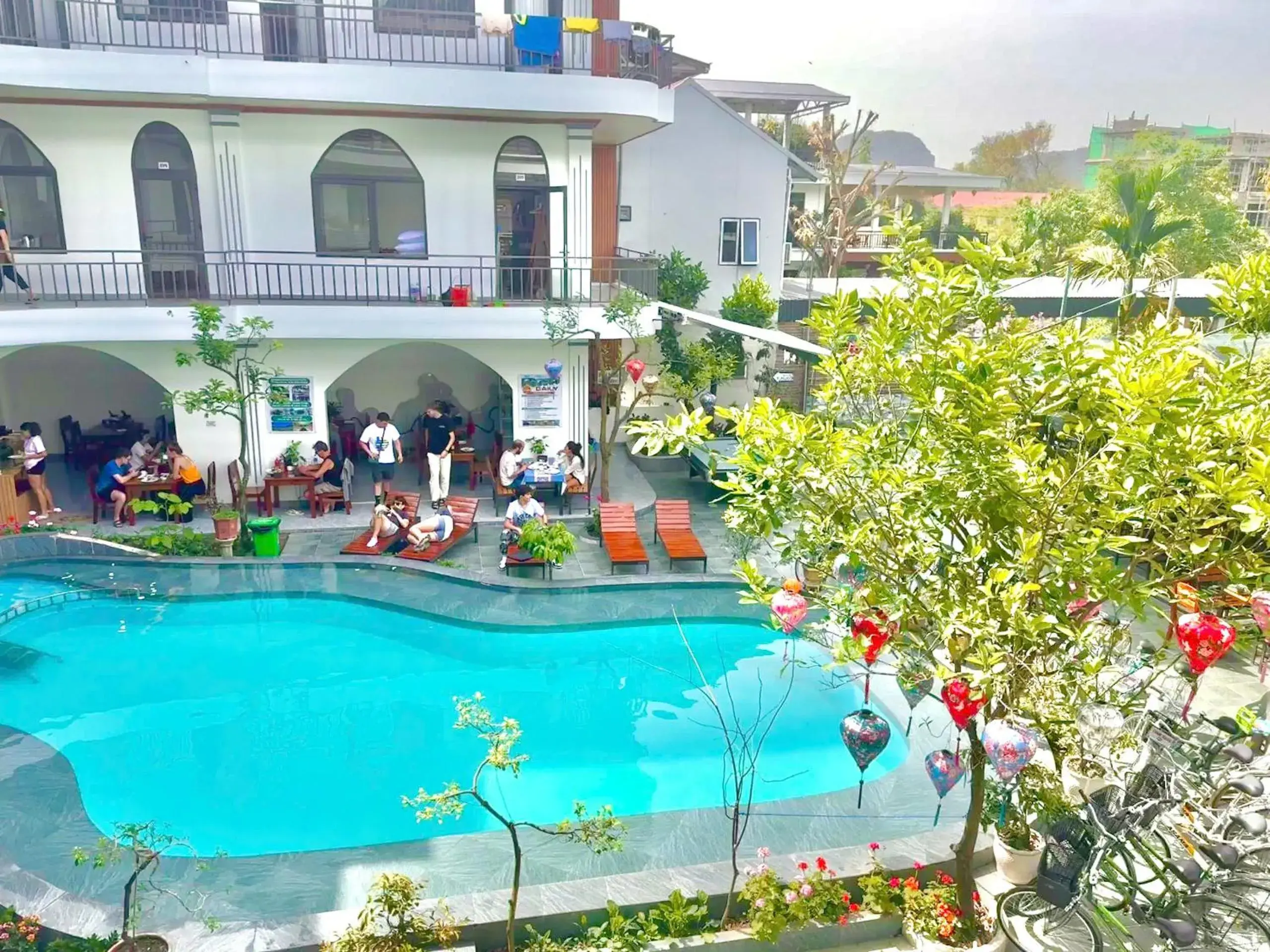 Swimming pool in Tuan Ngoc Hotel Swimming pool in Tuan Ngoc Hotel