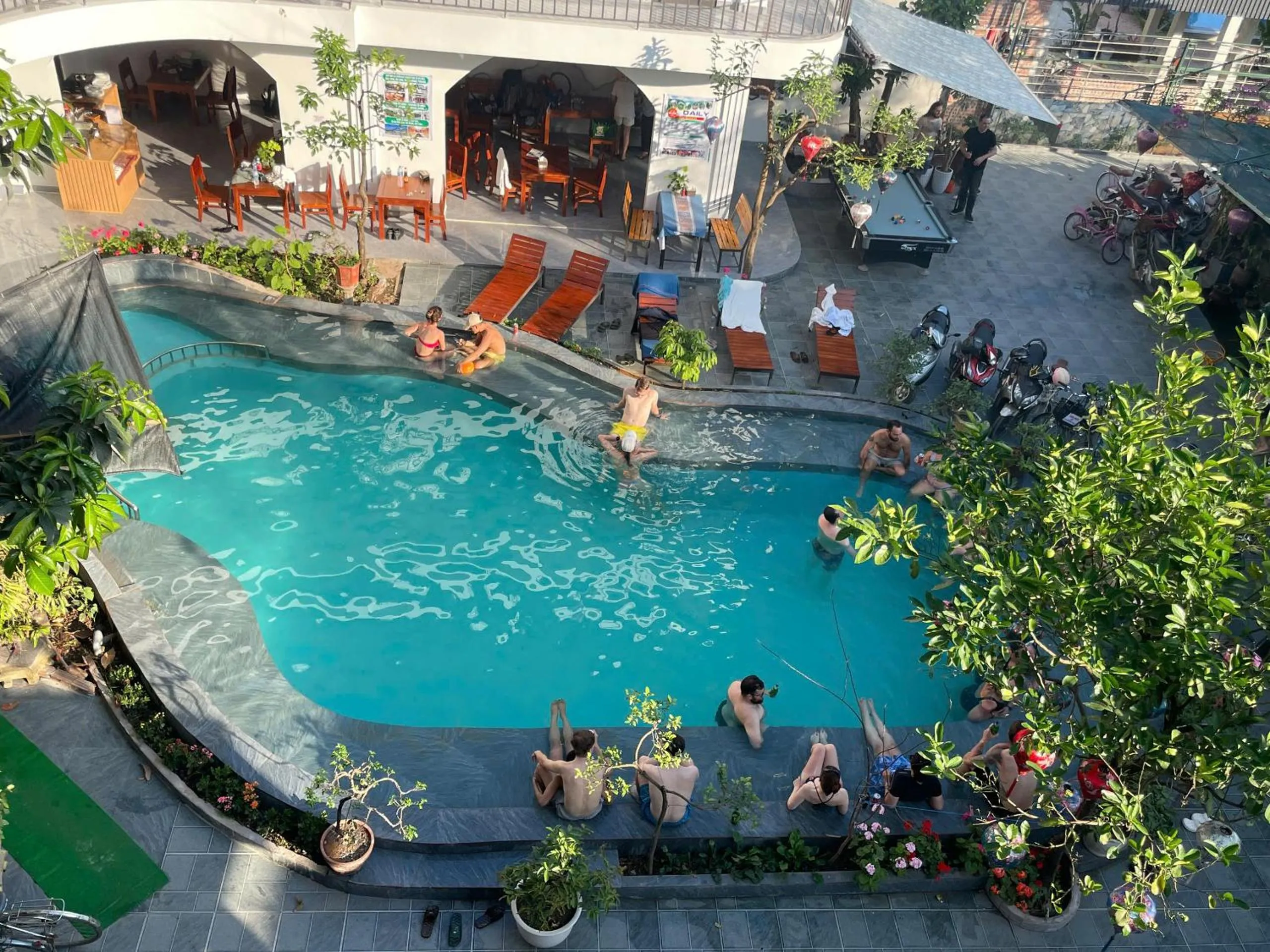 Swimming pool in Tuan Ngoc Hotel