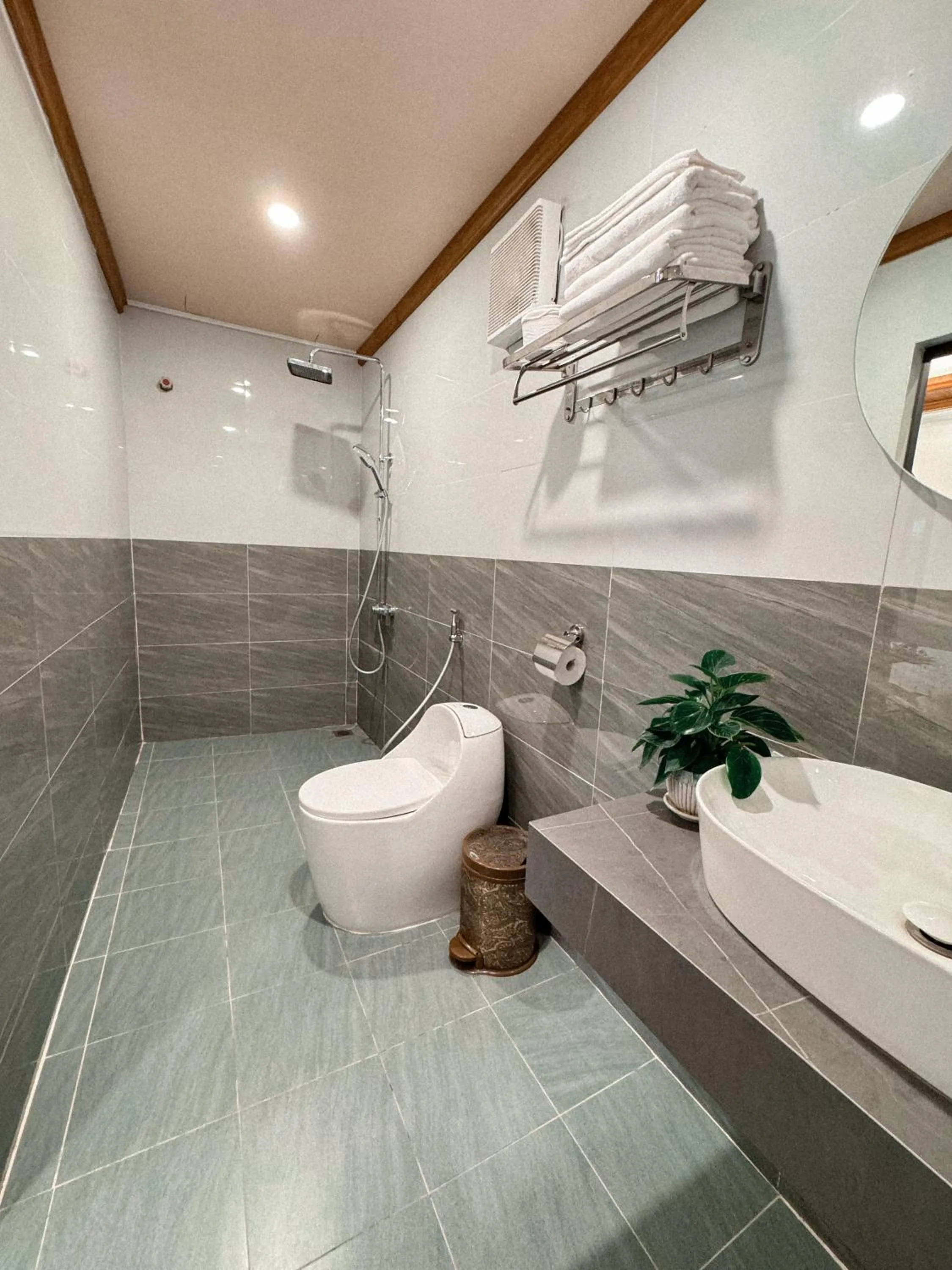 Shower in Tuan Ngoc Hotel