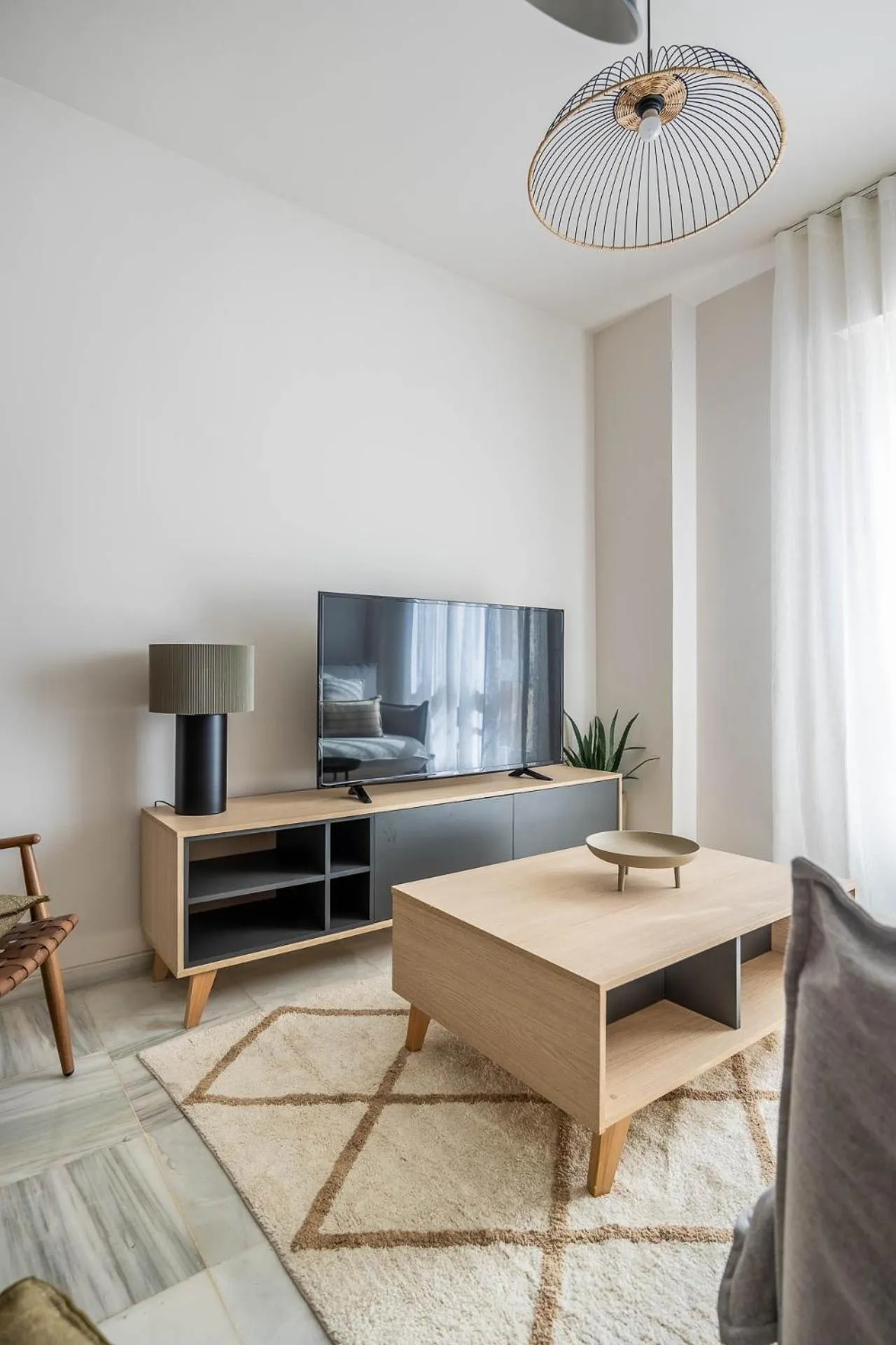 Living room in Amplísimo apartamento de diseño nuevo en el corazón de Triana, Parking included