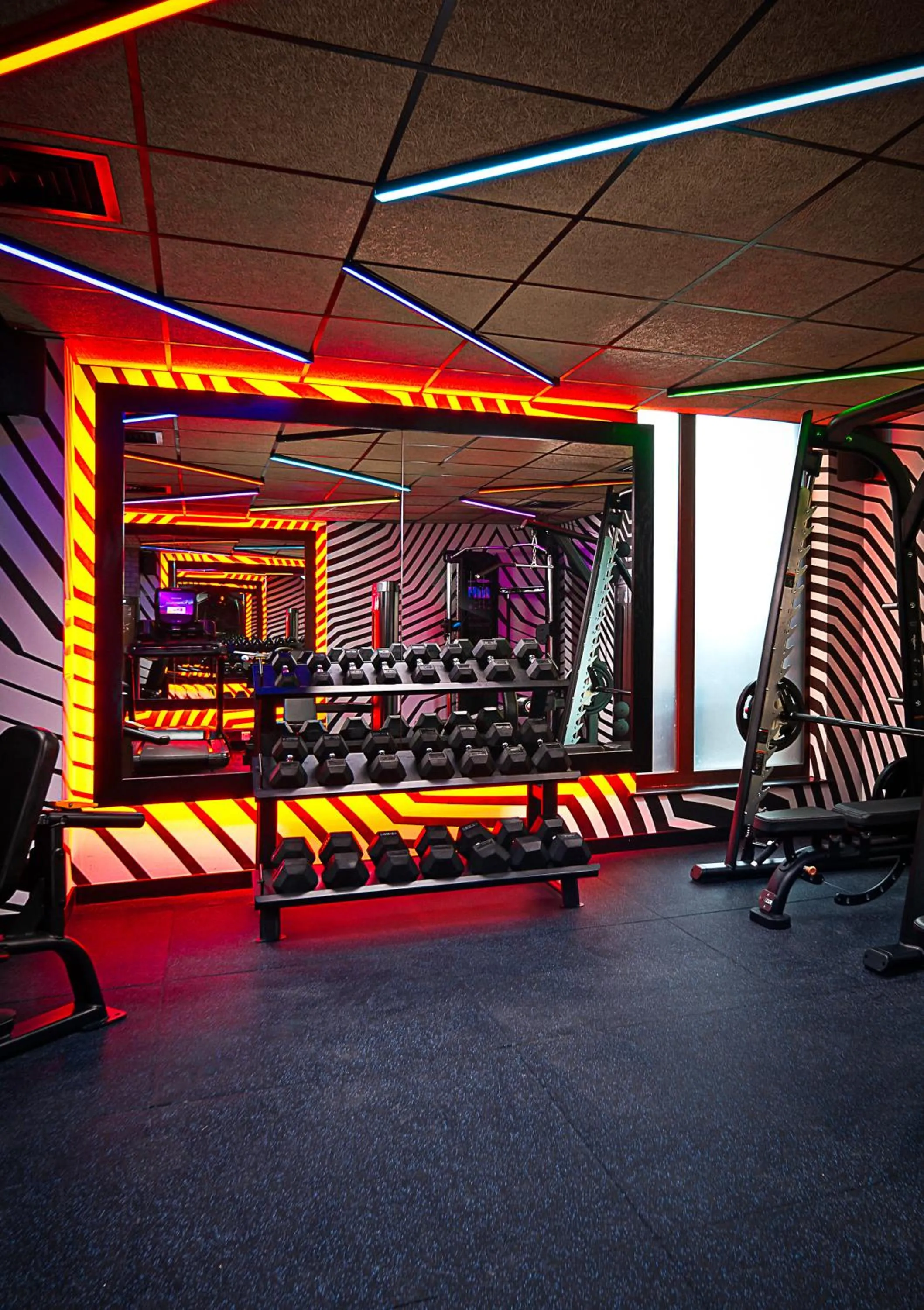 Fitness centre/facilities in NYX Hotel Dublin Portobello