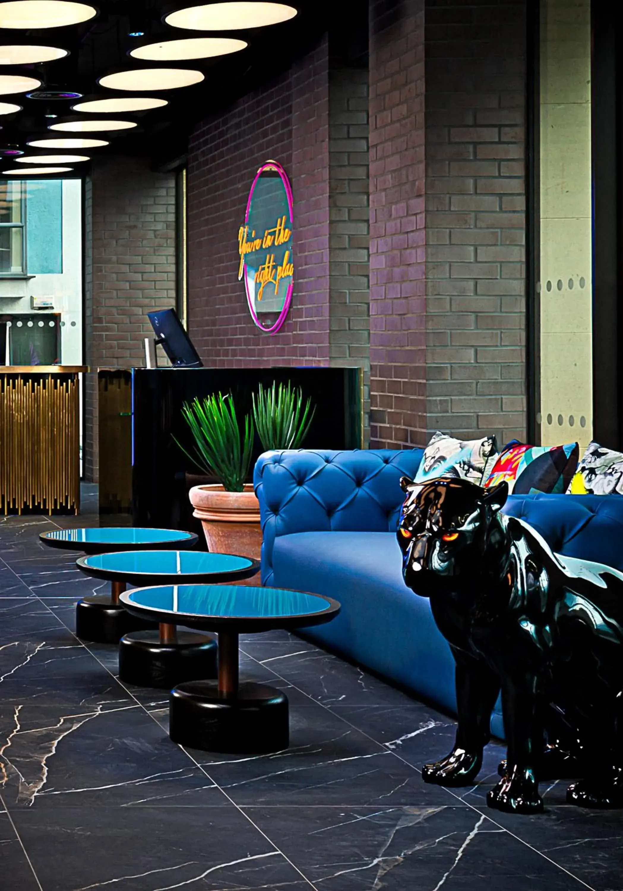 Lobby or reception in NYX Hotel Dublin Portobello Lobby or reception in NYX Hotel Dublin Portobello