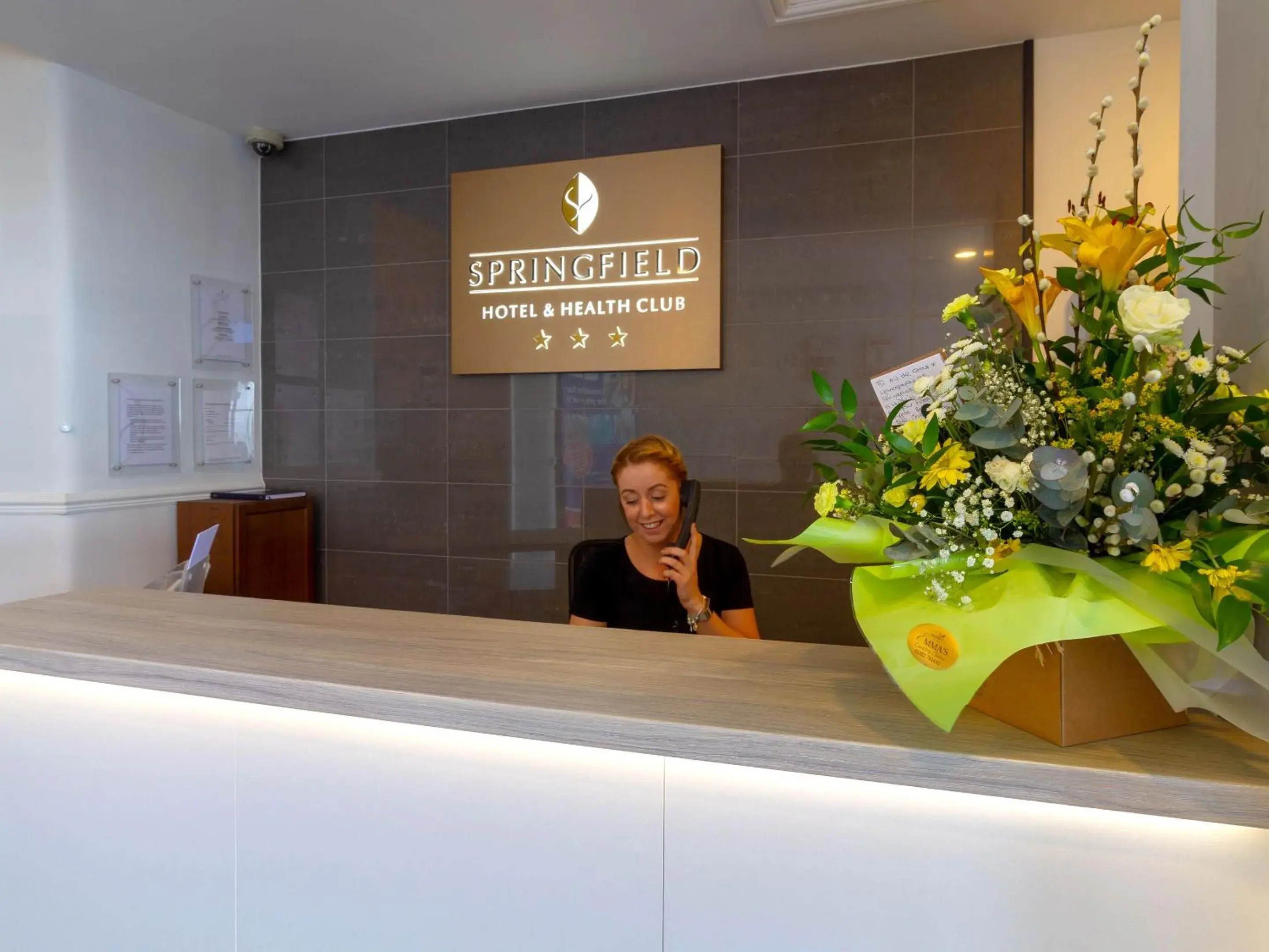 Lobby or reception in Springfield Hotel & Health Club Lobby or reception in Springfield Hotel & Health Club
