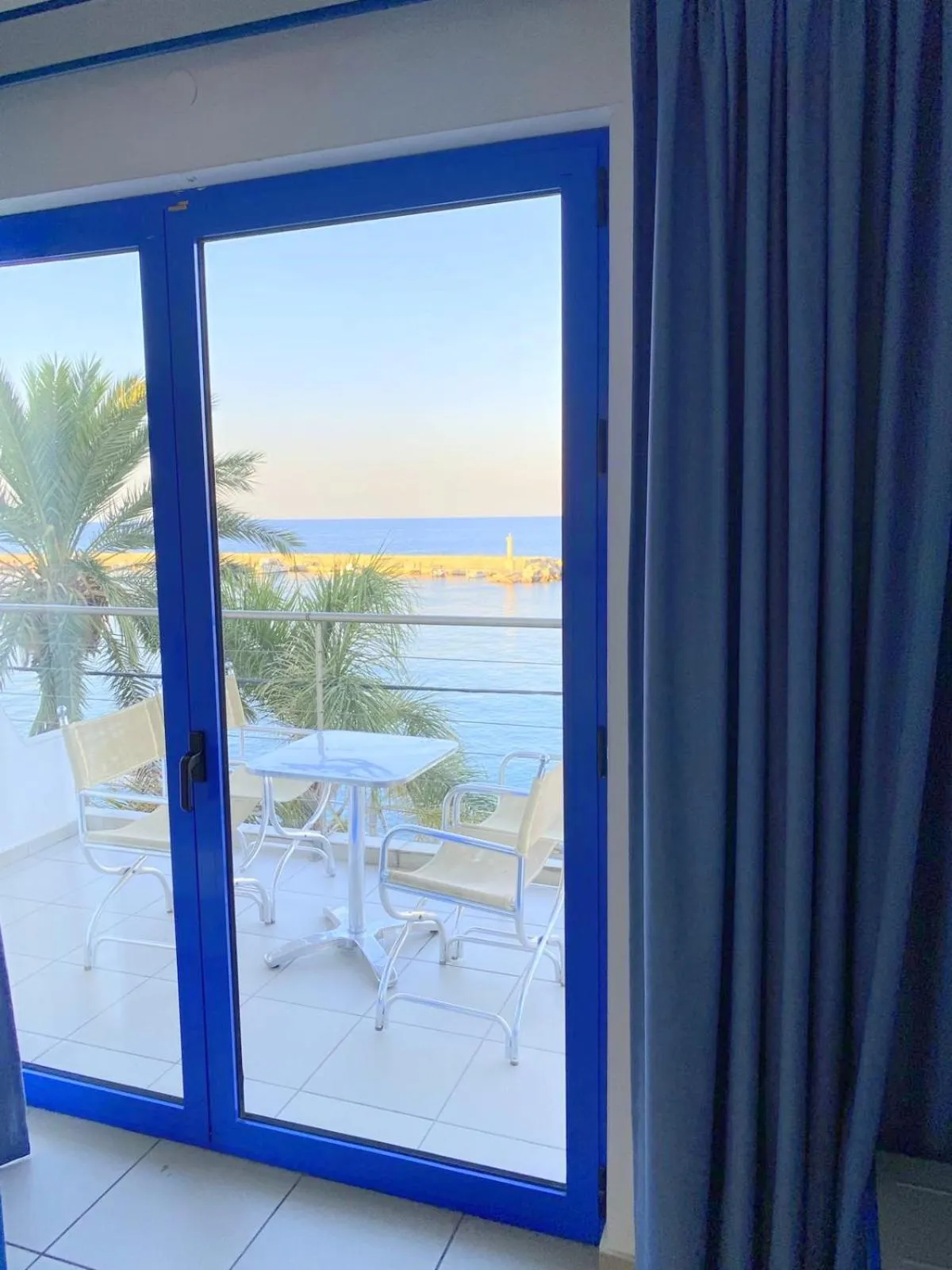 Sea view in Kassavetis Center - Hotel Studios & Apartments