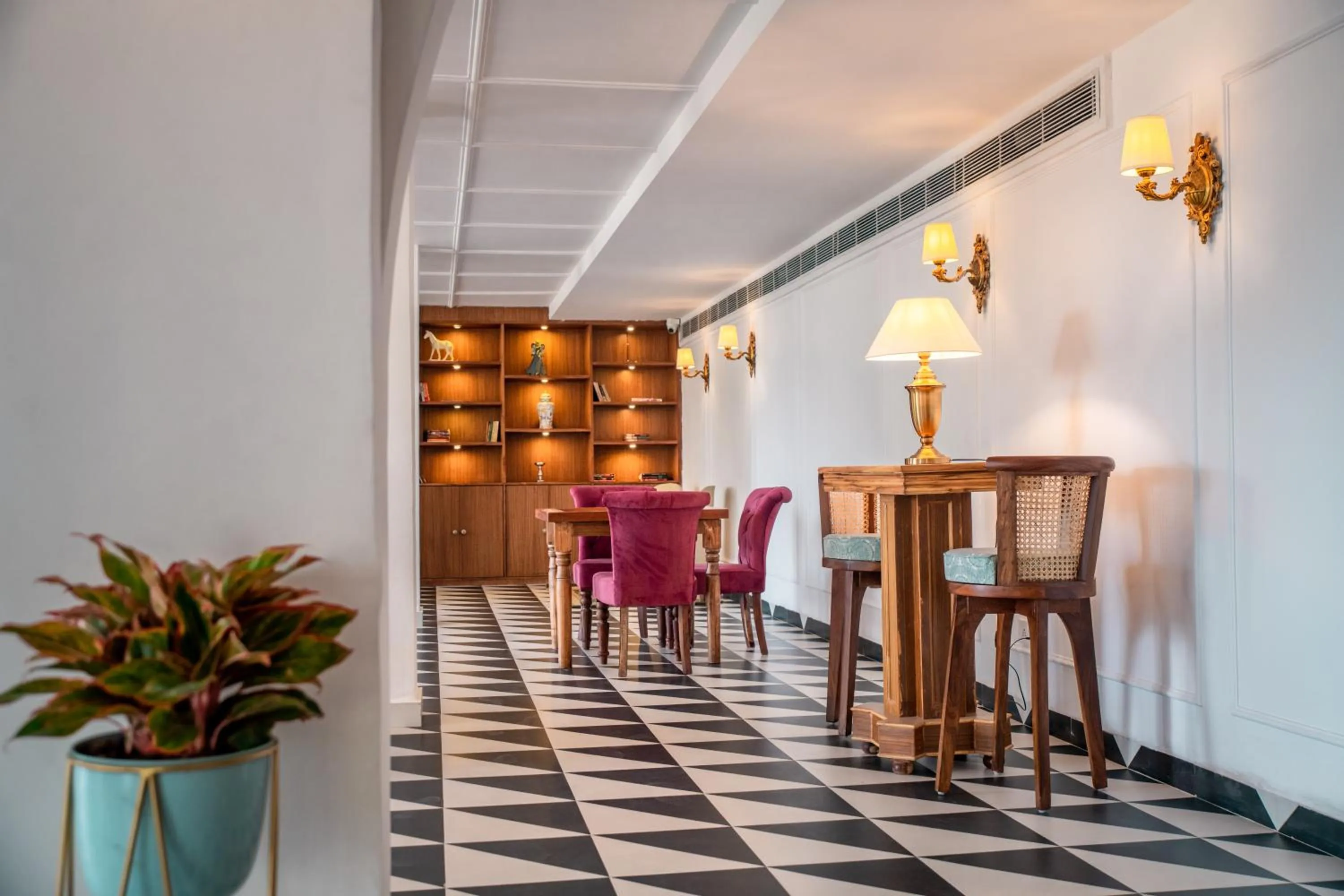 Seating area in WelcomHeritage Santa Roza Kasauli