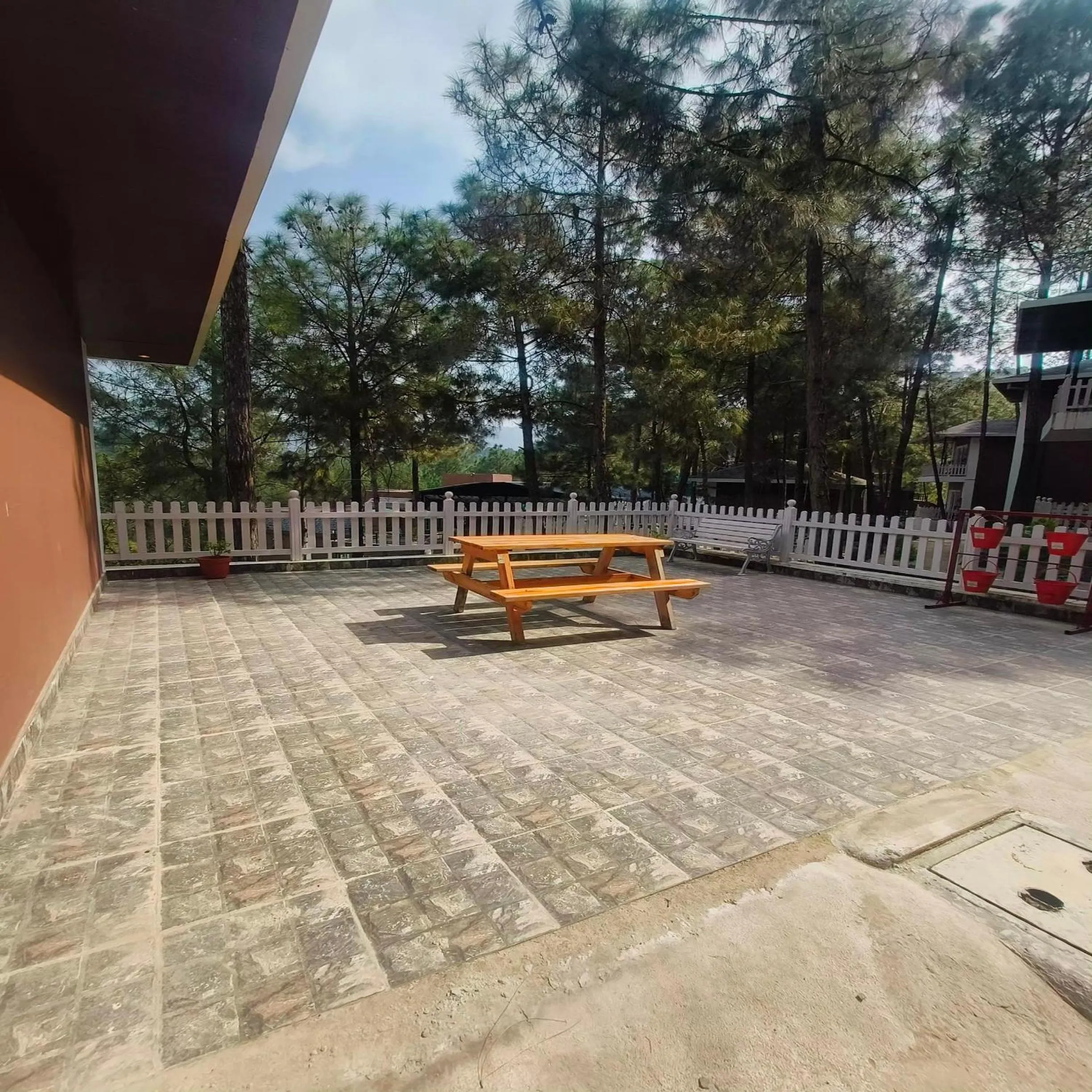 Patio in WelcomHeritage Santa Roza Kasauli