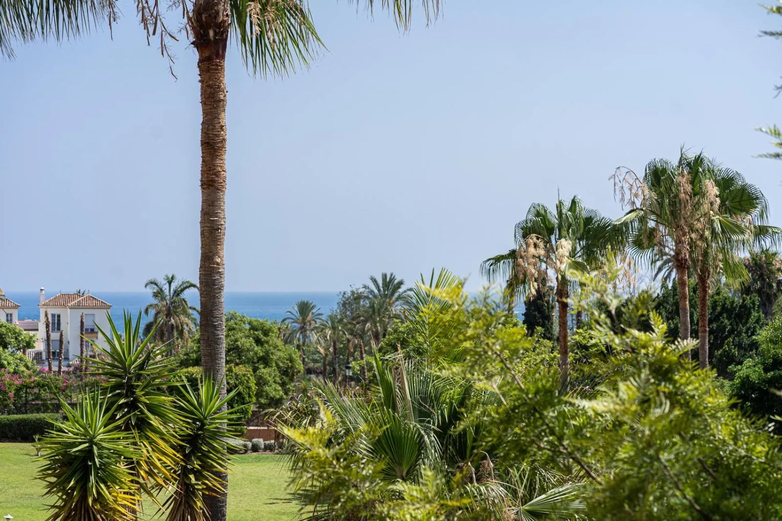 Garden view in El Sol Sotoserena 2 bedroom Apartment