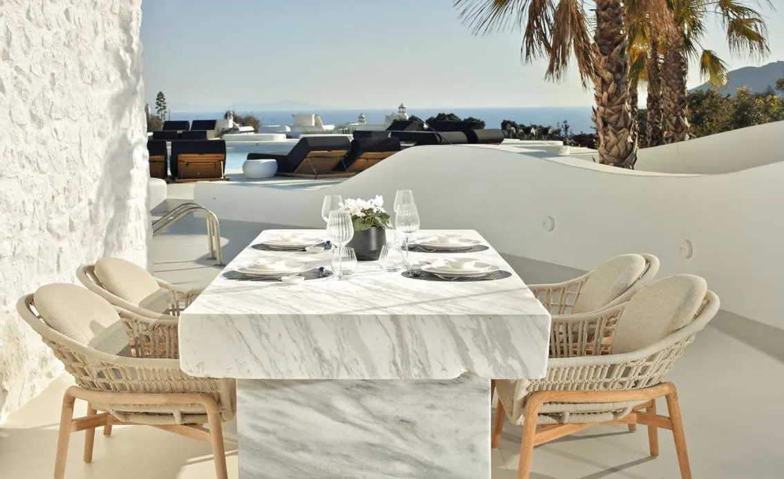 Balcony/Terrace in Million Stars Mykonos