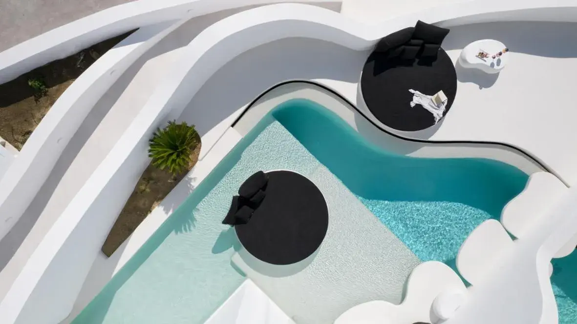 Pool view in Million Stars Mykonos Pool view in Million Stars Mykonos