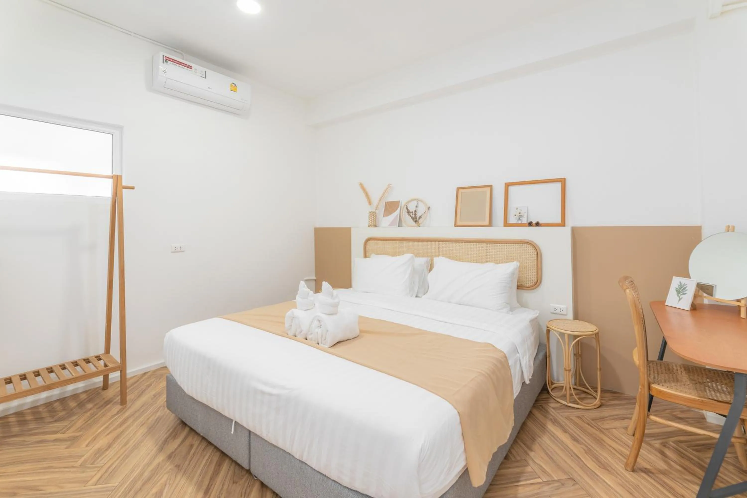 Bed in Craft studio apartment by Beginning with,3BR​ in heart of Nimman