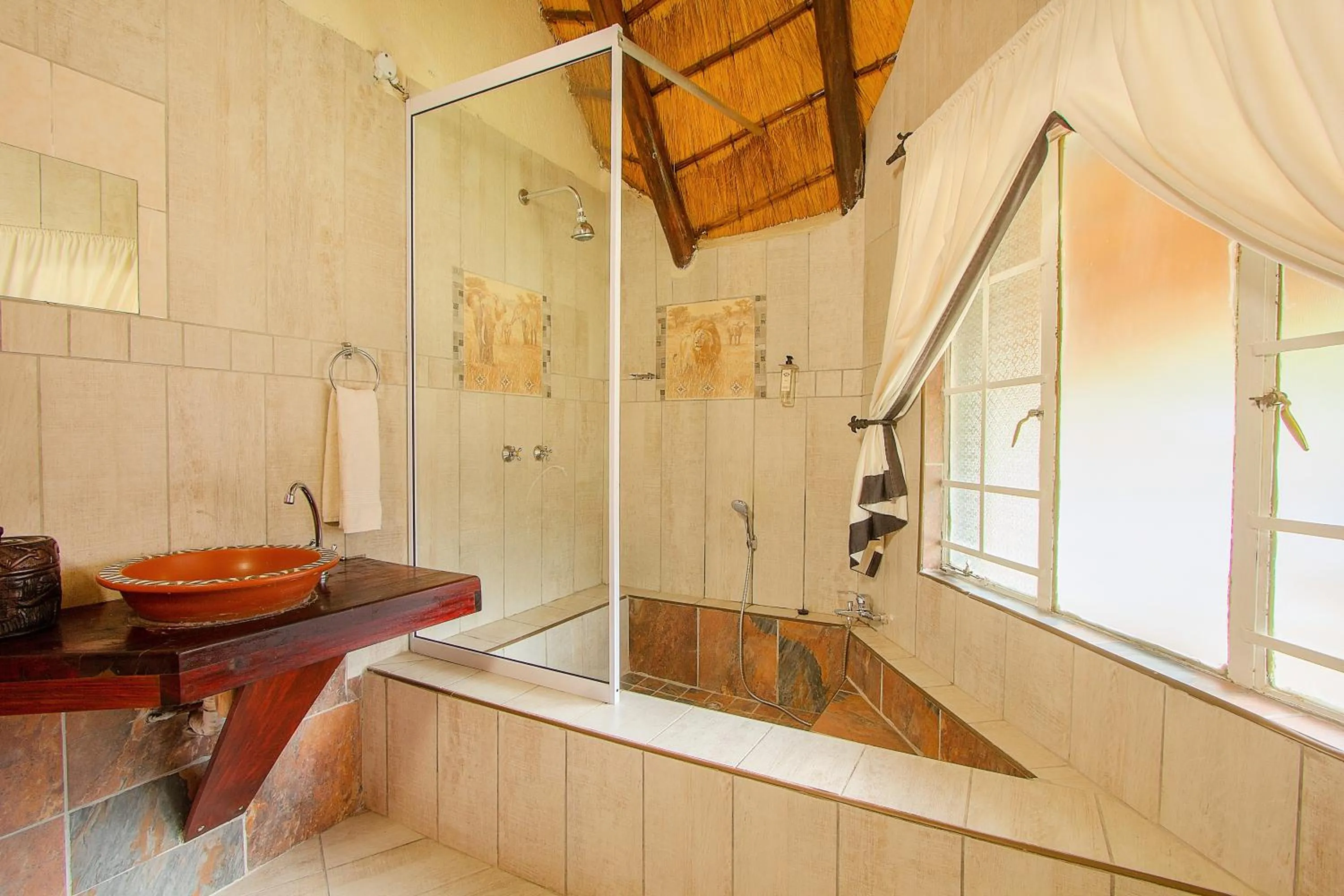 Shower in Royal Marlothi Kruger Safari Lodge and Spa