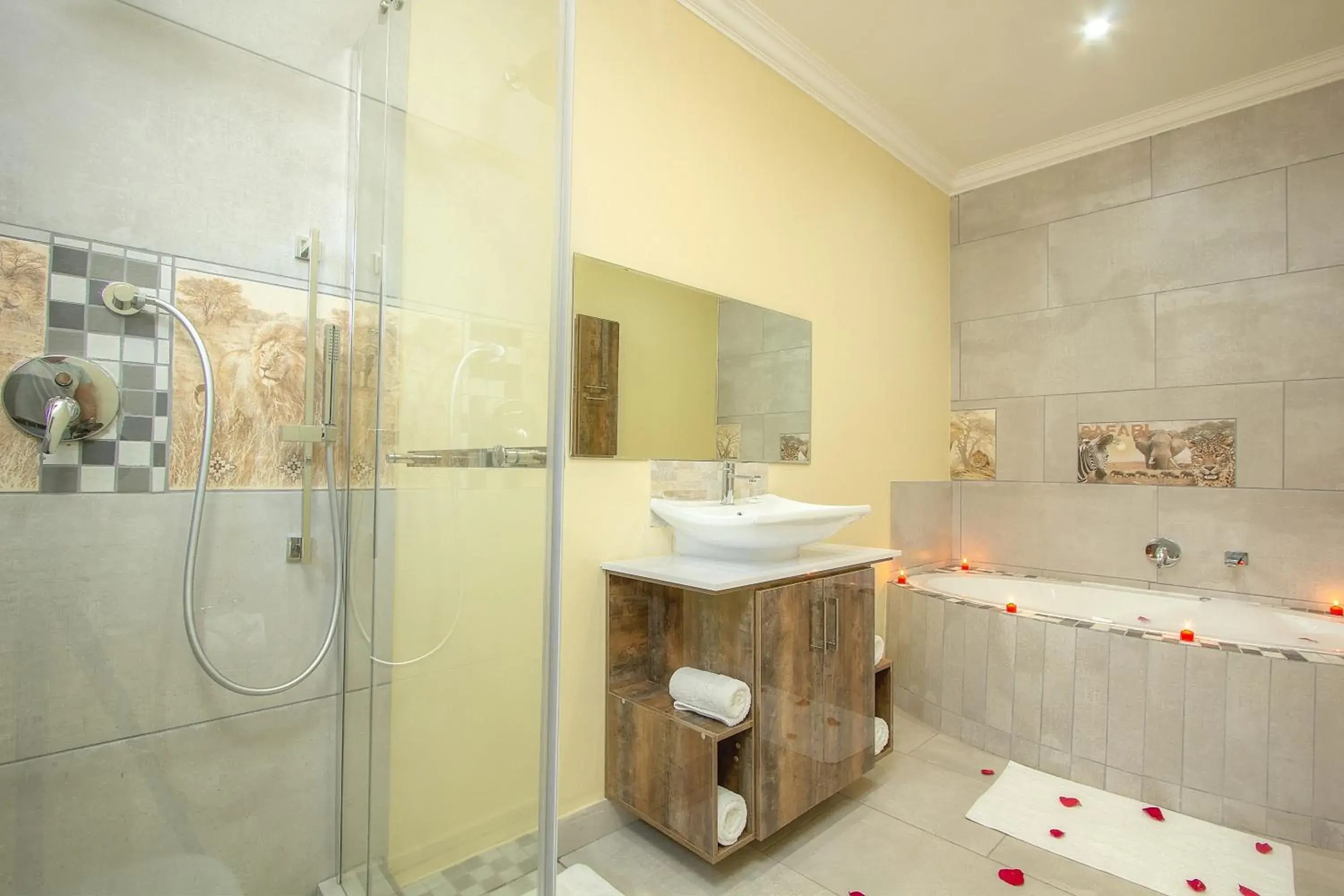 Bathroom in Royal Marlothi Kruger Safari Lodge and Spa Bathroom in Royal Marlothi Kruger Safari Lodge and Spa