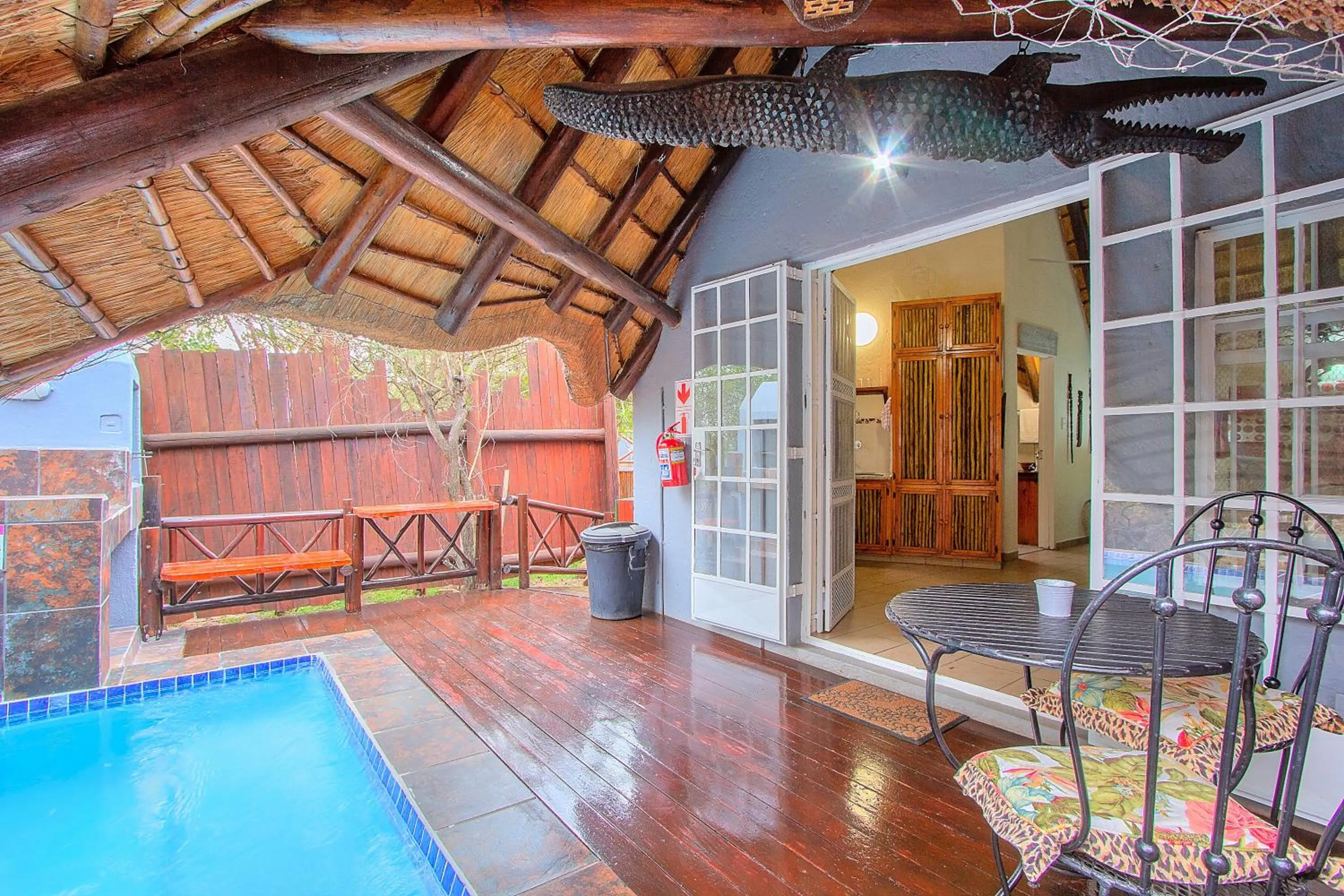 Patio in Royal Marlothi Kruger Safari Lodge and Spa