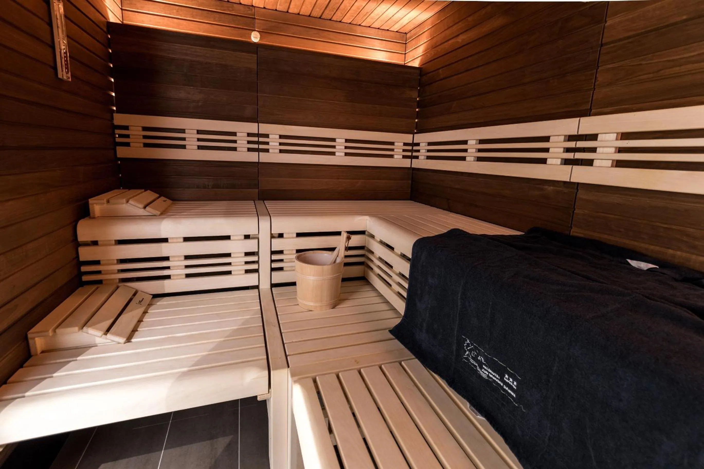 Sauna in Waldhotel zum Bergsee Damme