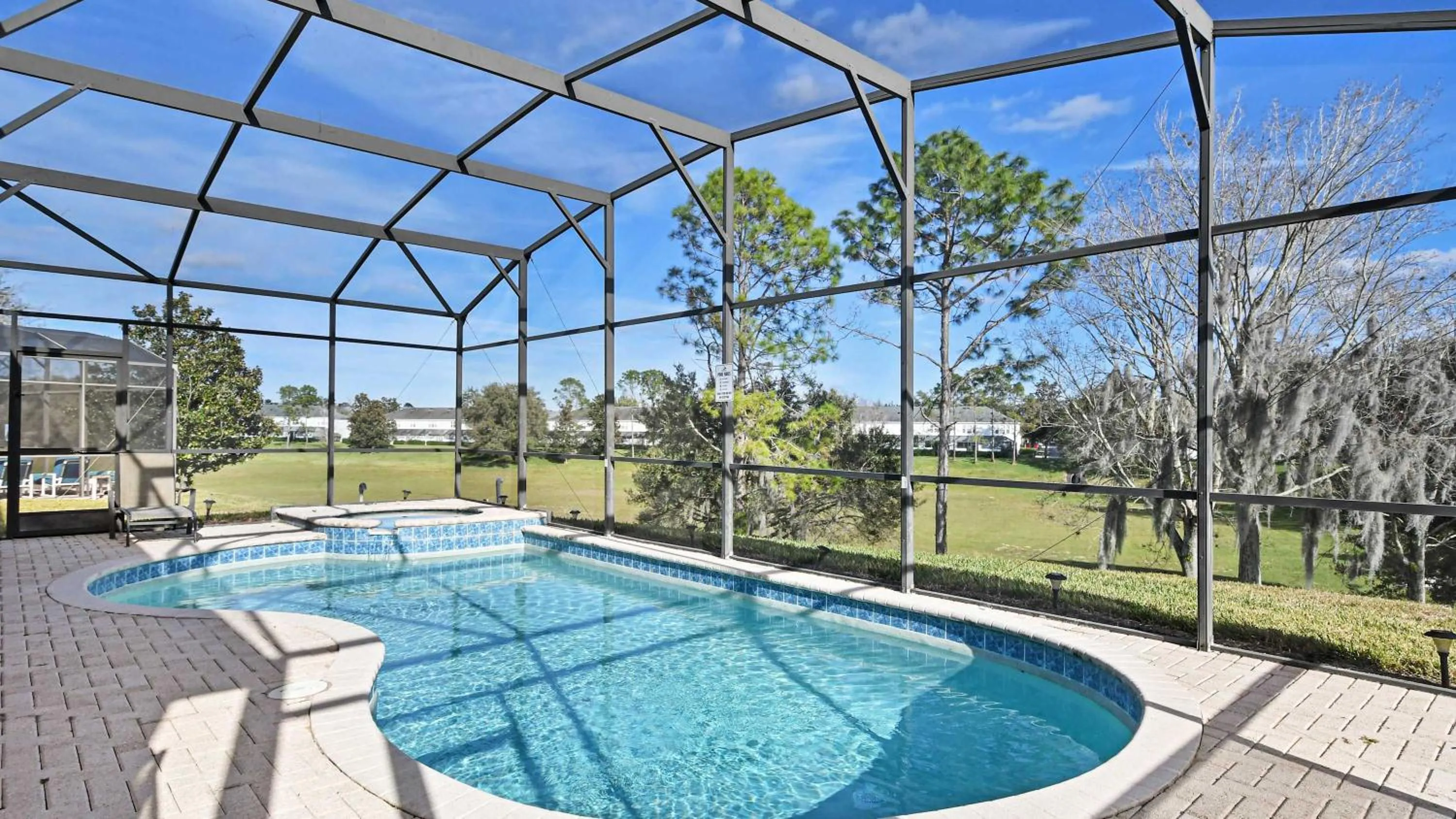 Swimming pool in No Rear Neighbor 6BR Private Pool/Spa Near Disney