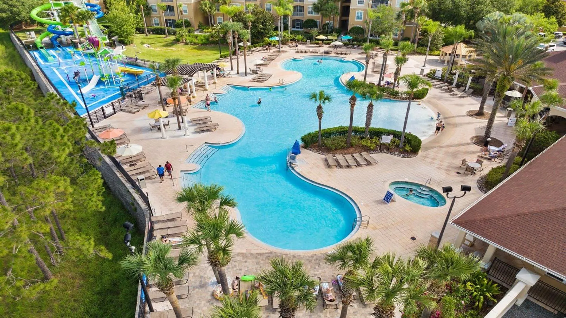 Swimming pool in No Rear Neighbor 6BR Private Pool/Spa Near Disney