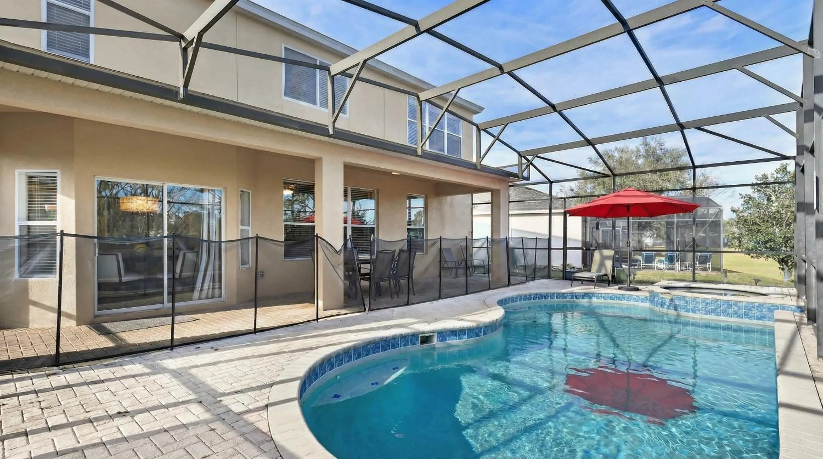Swimming pool in No Rear Neighbor 6BR Private Pool/Spa Near Disney
