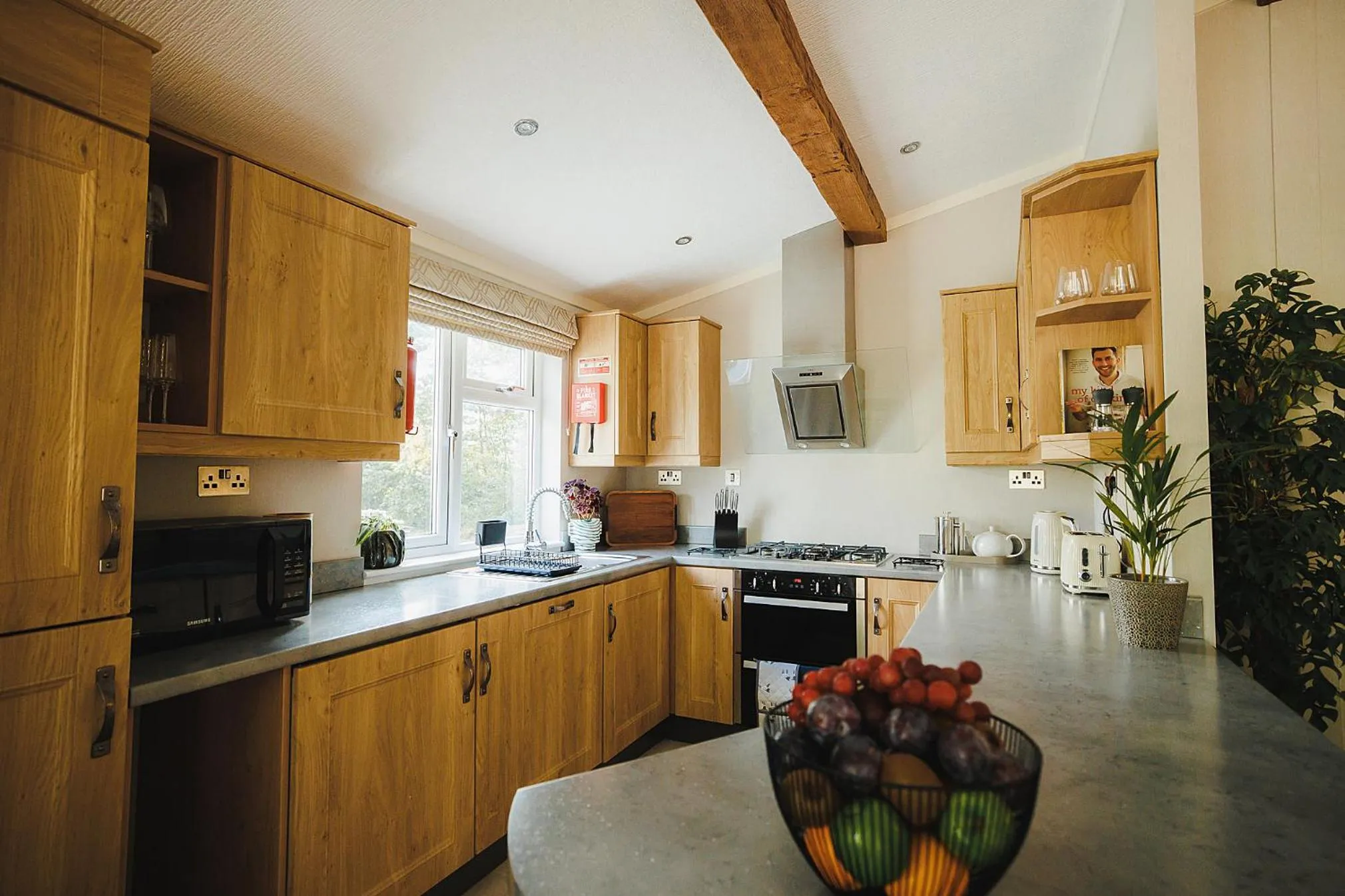 kitchen in Caer Rhun Hall Hotel