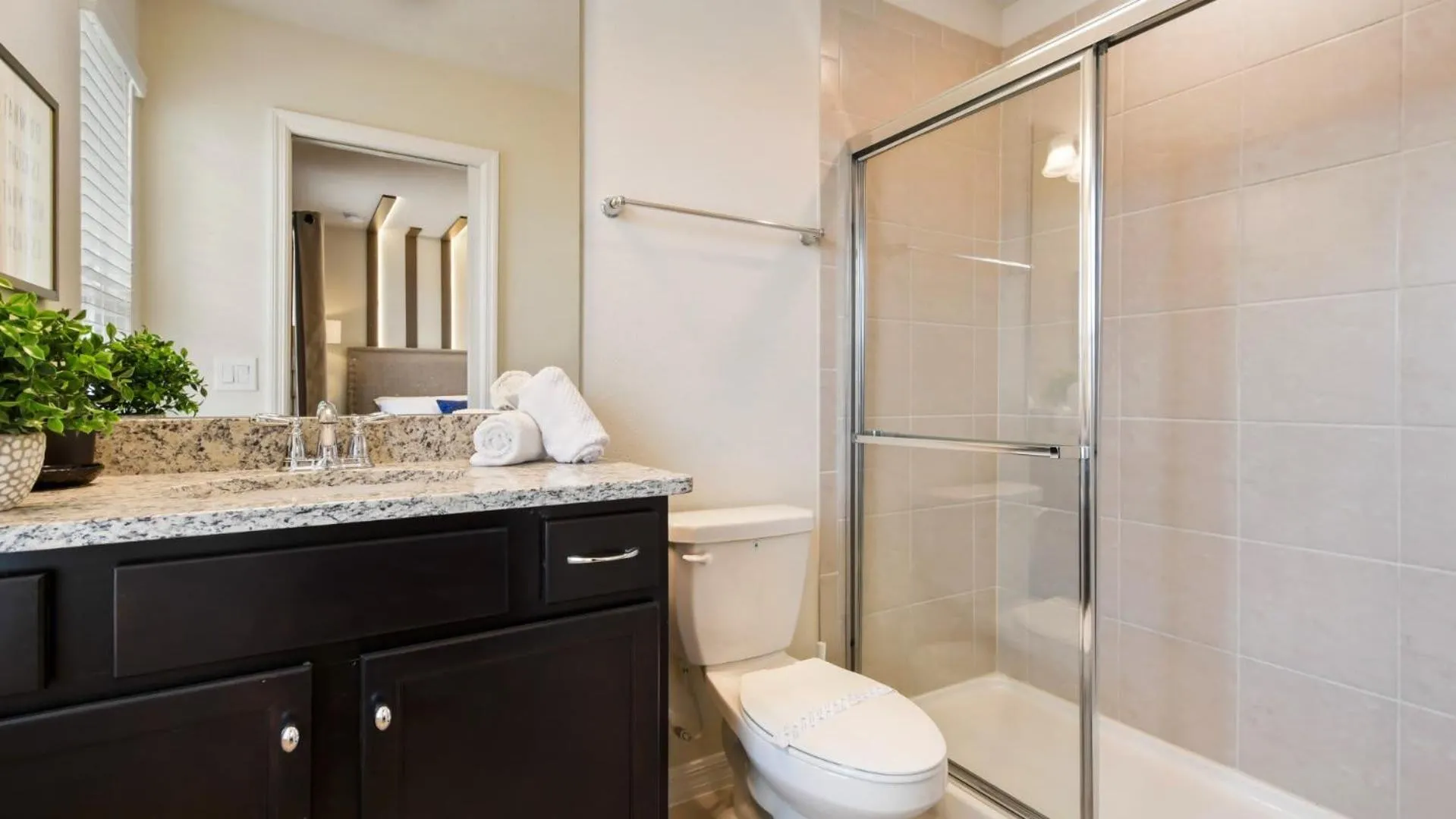 Bathroom in Luxury Home w/ Pool, Game Room, Near Disney
