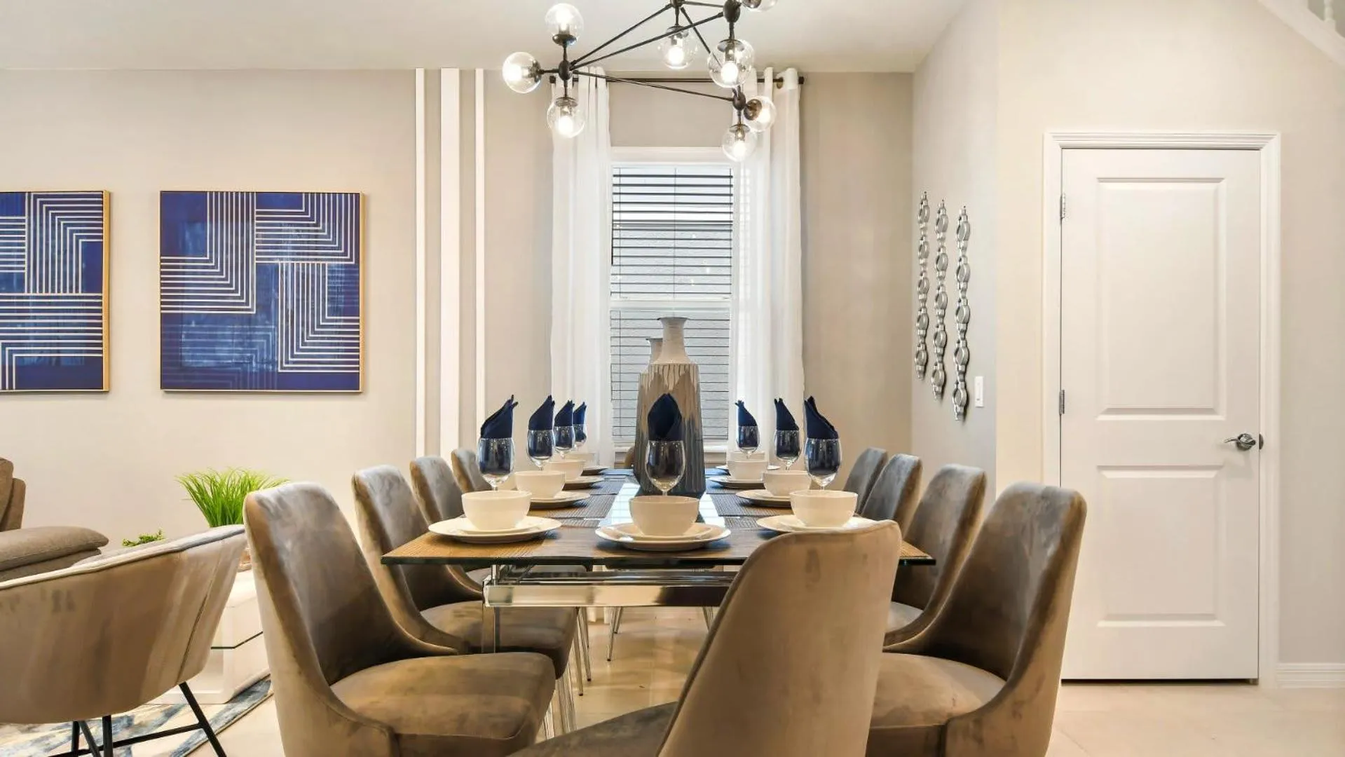 Dining area in Luxury Home w/ Pool, Game Room, Near Disney