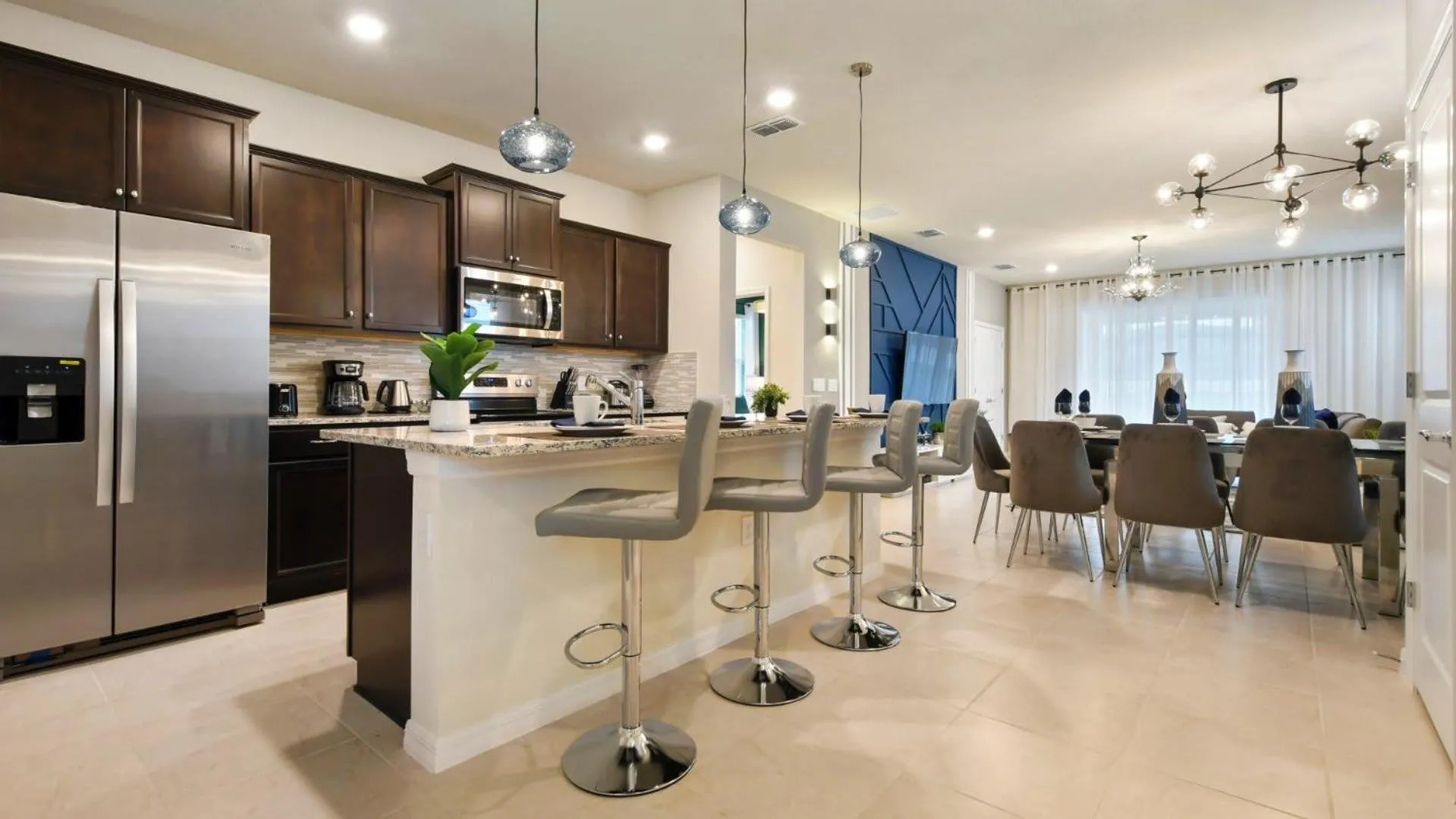 Kitchen or kitchenette in Luxury Home w/ Pool, Game Room, Near Disney