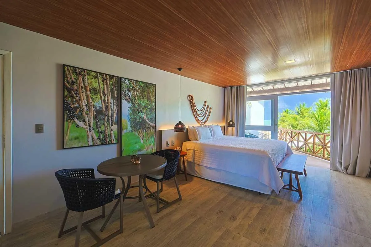 Bed in Pousada Marceneiro