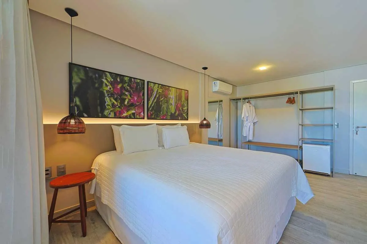 Bed in Pousada Marceneiro