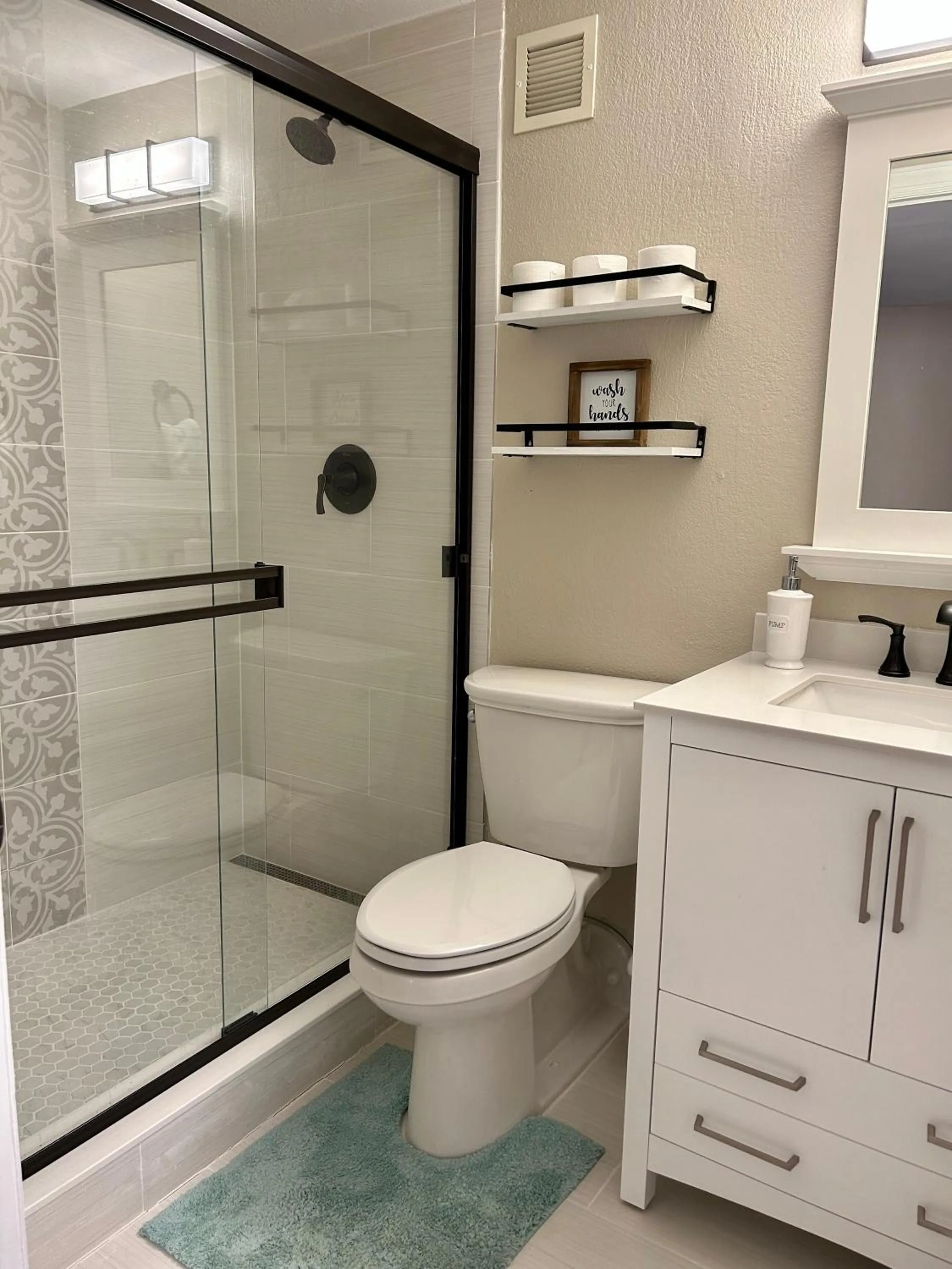 Bathroom in On top of the world at Sugar Top Resort