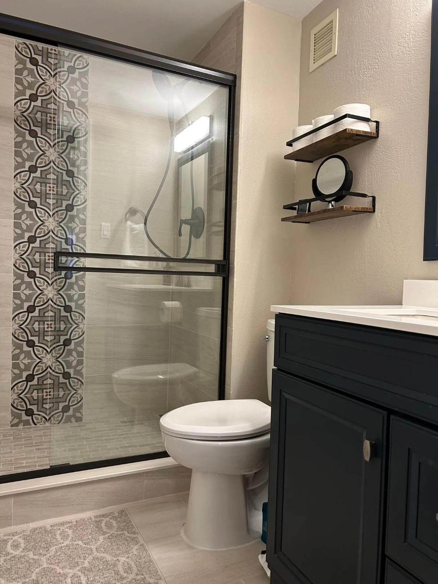 Bathroom in On top of the world at Sugar Top Resort