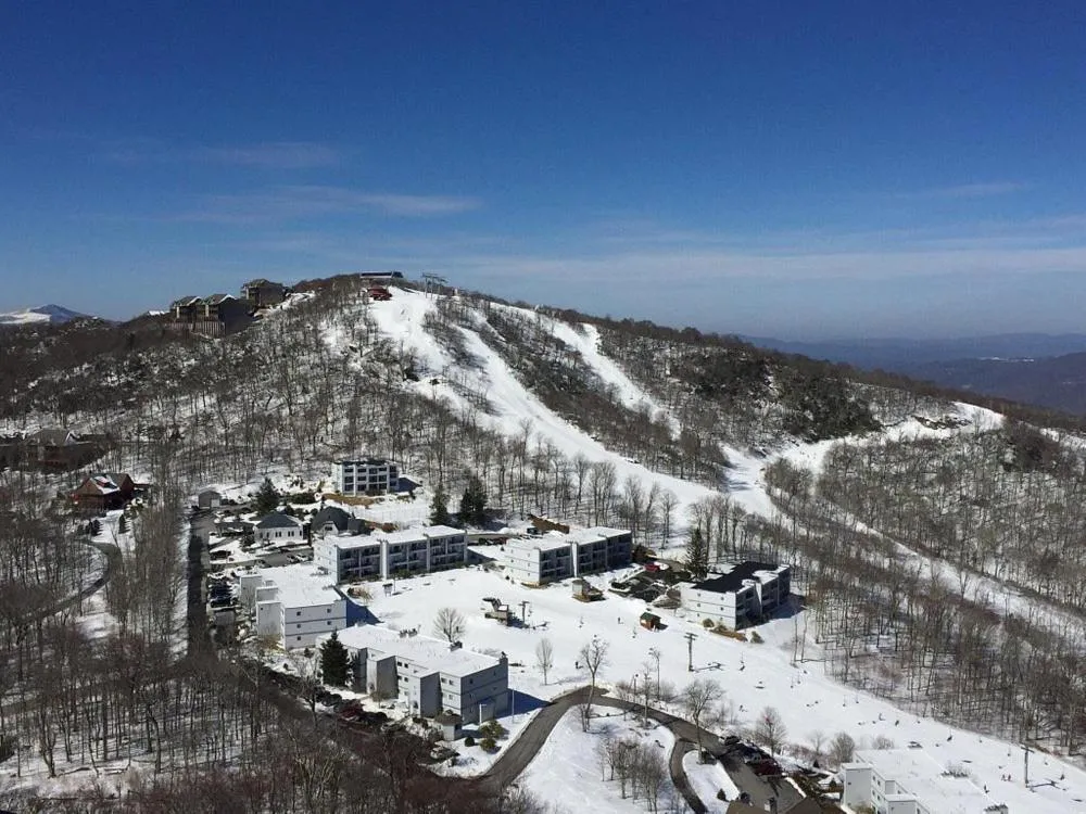 Skiing in On top of the world at Sugar Top Resort