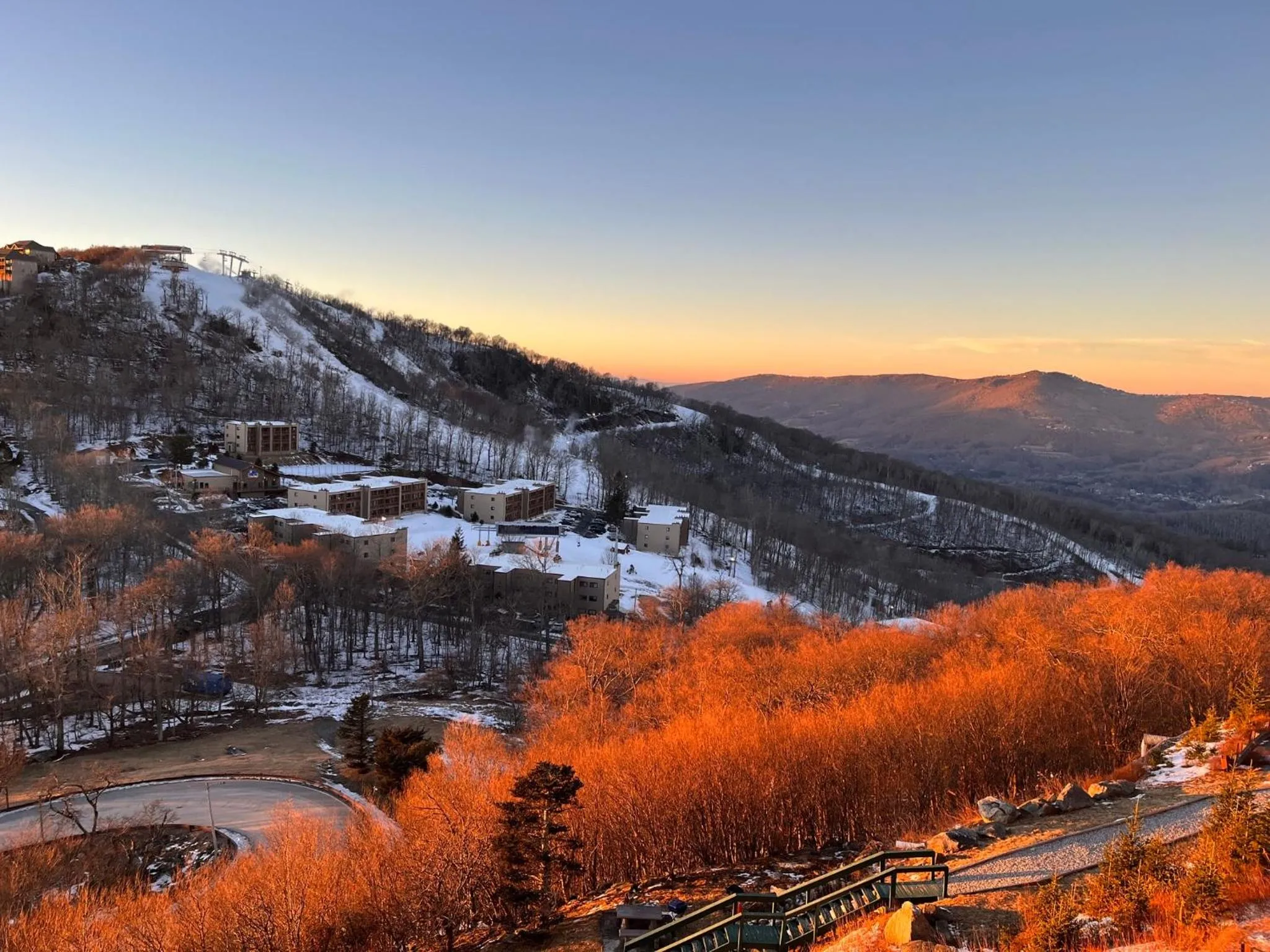 Mountain view in On top of the world at Sugar Top Resort
