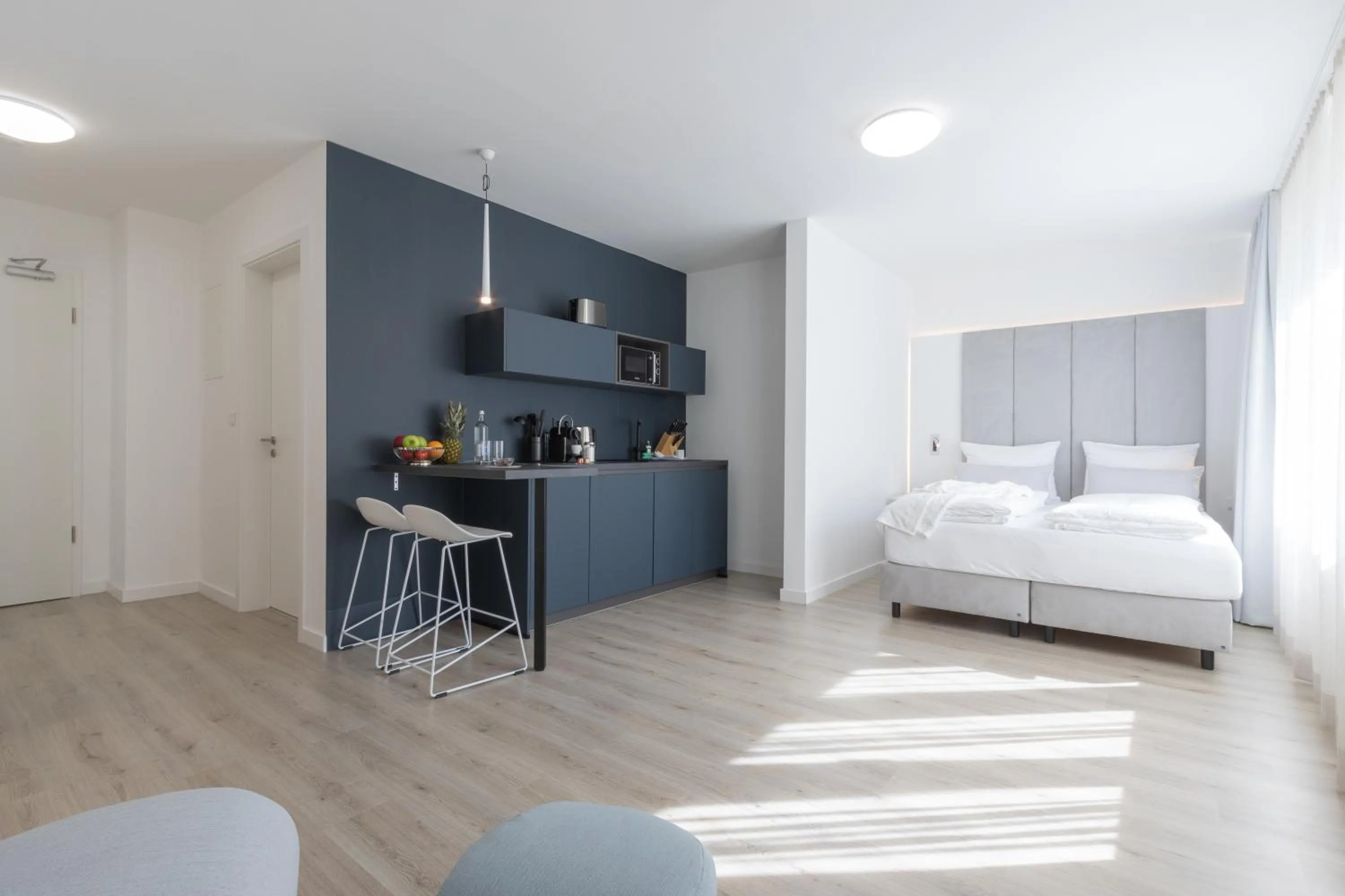 Bed in zzzpace Smart-Hotel Bielefeld Zentrum