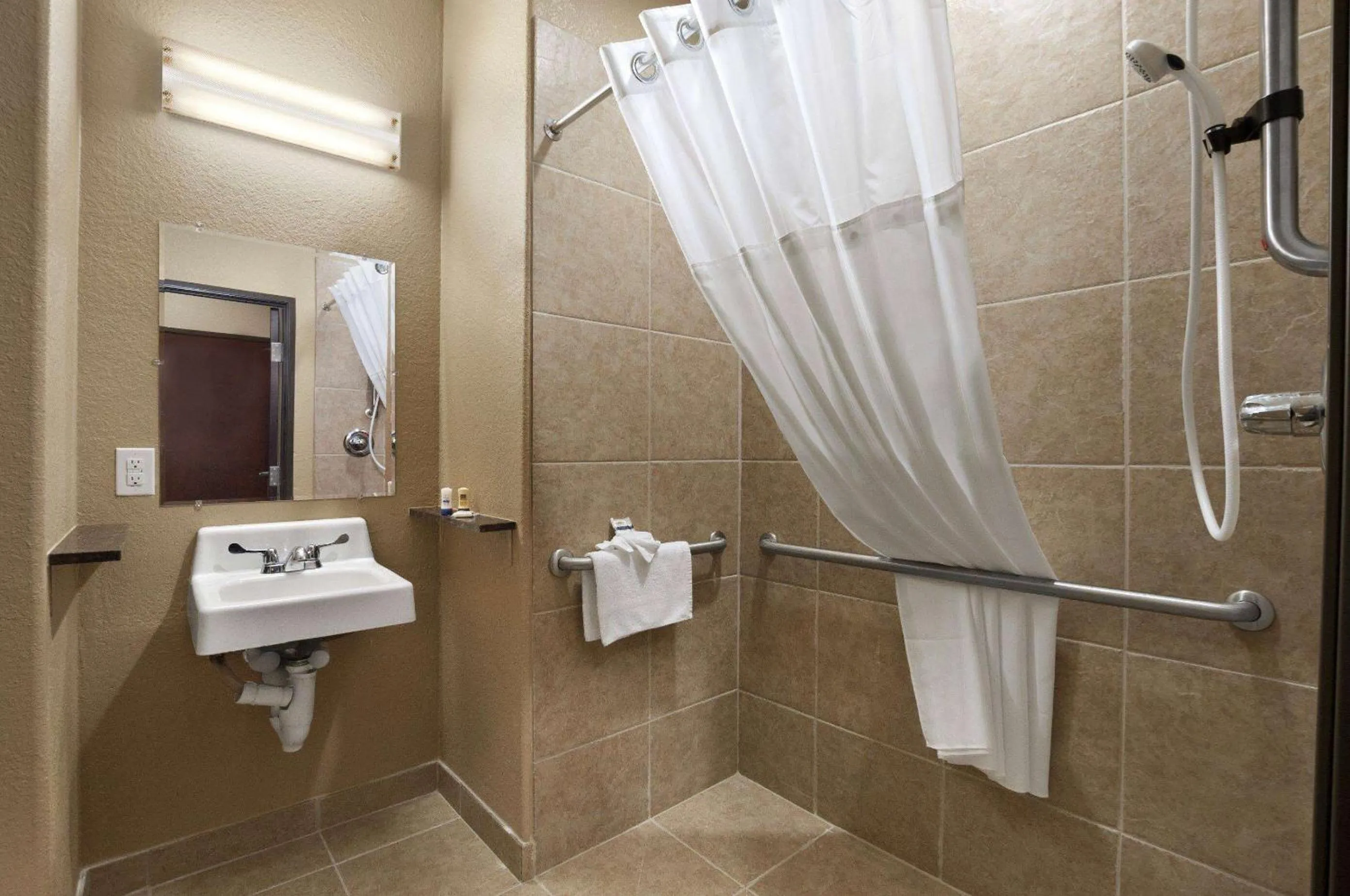 Bathroom in Microtel Inn & Suites Gonzales TX